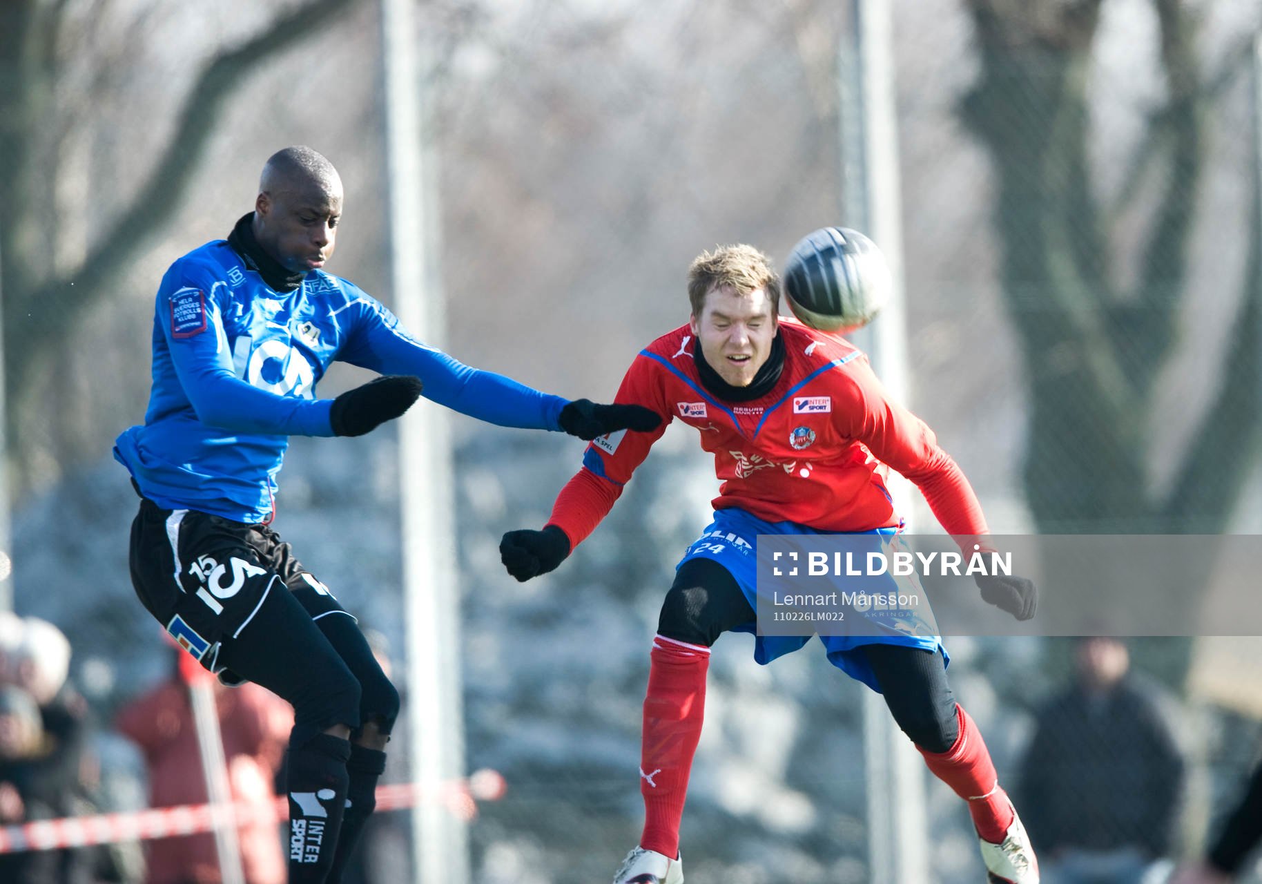 Marcus Nilsson, Helsingborg, nickduell med Joe Sise,