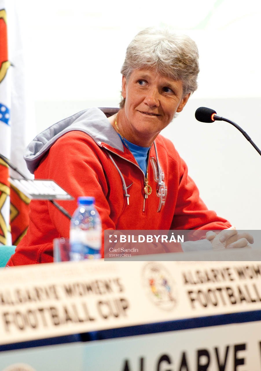 Pia Sundhage, förbundskapten, USA