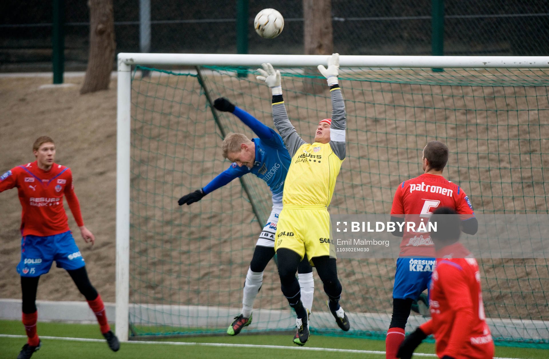 Magnus Andersson, Trelleborg gör 1-0. Pär Hansson,