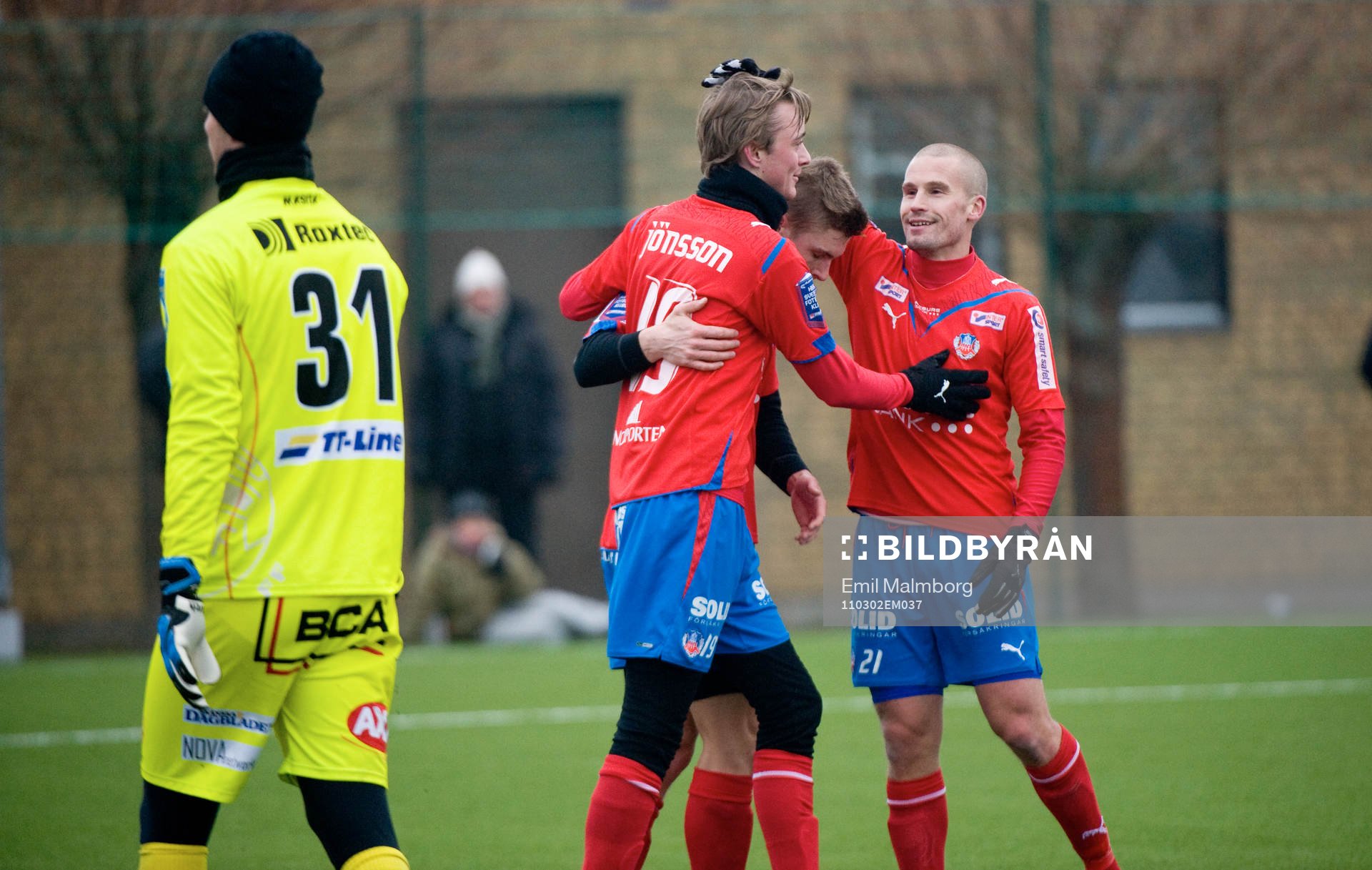 Jubel i Helsingborg. Rasmus Jönsson och Christoffer