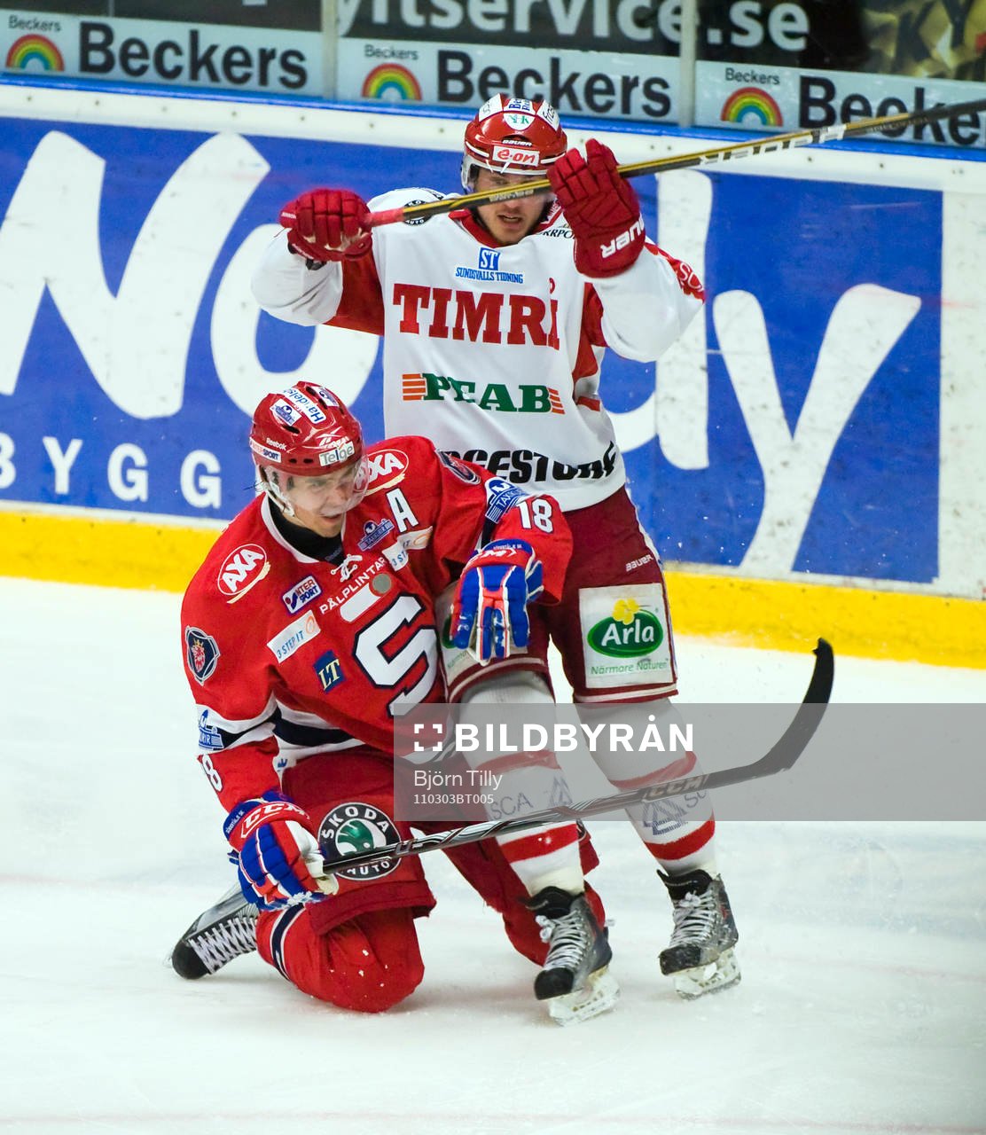 Linus Videll, Södertälje och Fredrik Sonntag, Timrå