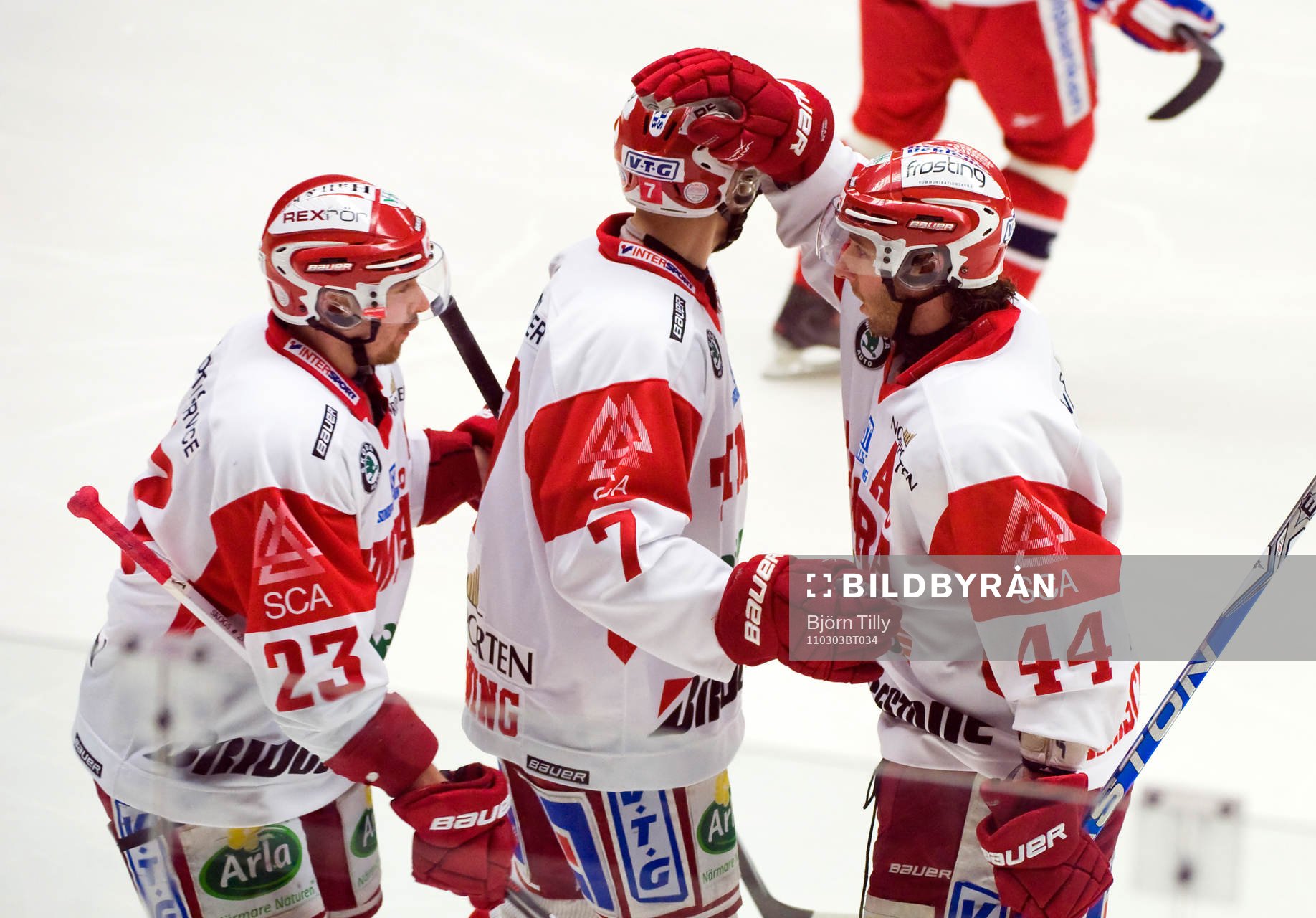 Tomas Skogs, Fredrik Hynning och Kim Hirschovits, Timrå,