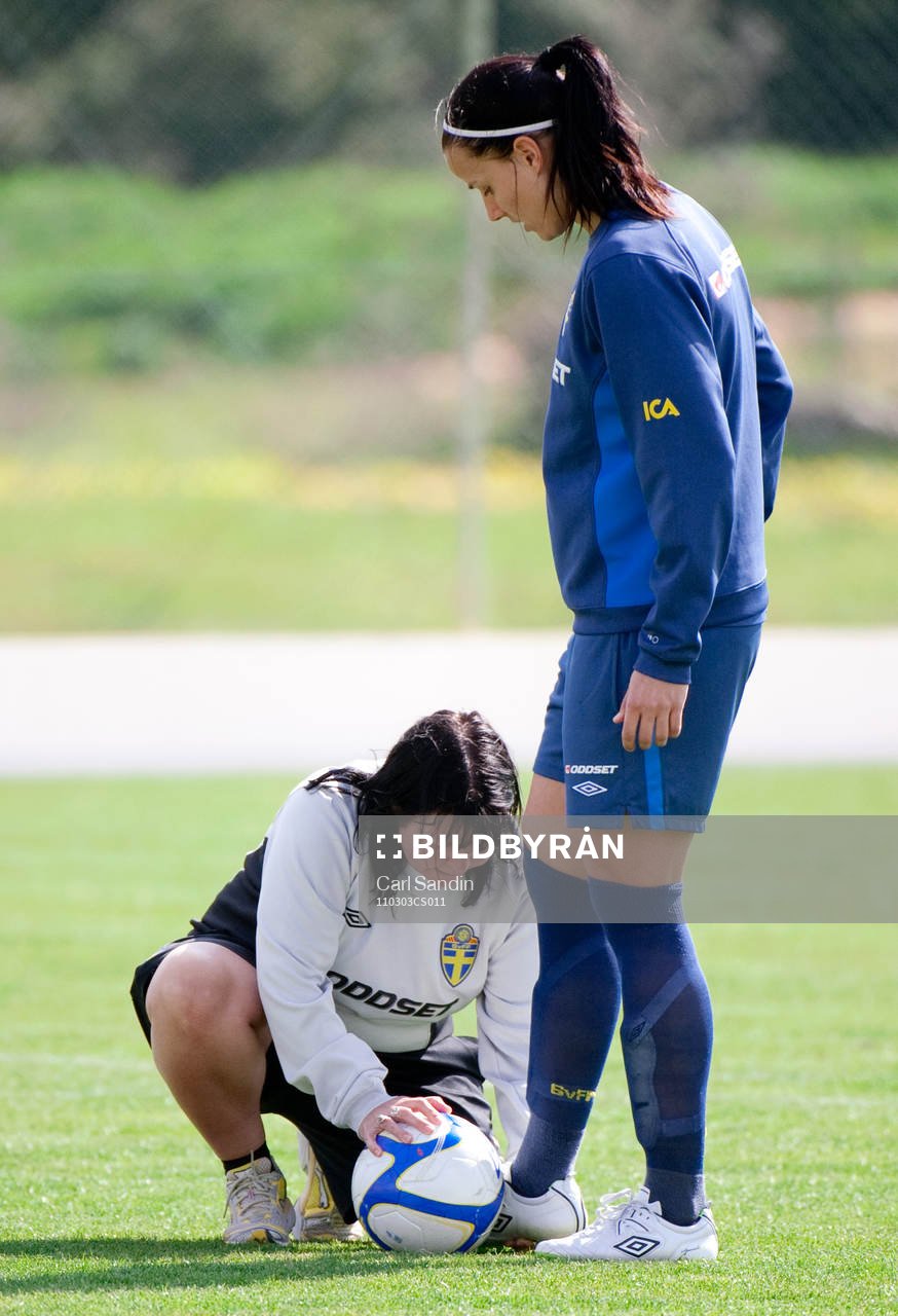 Eija Feodoroff, tränare, Jessica Landström, Sverige