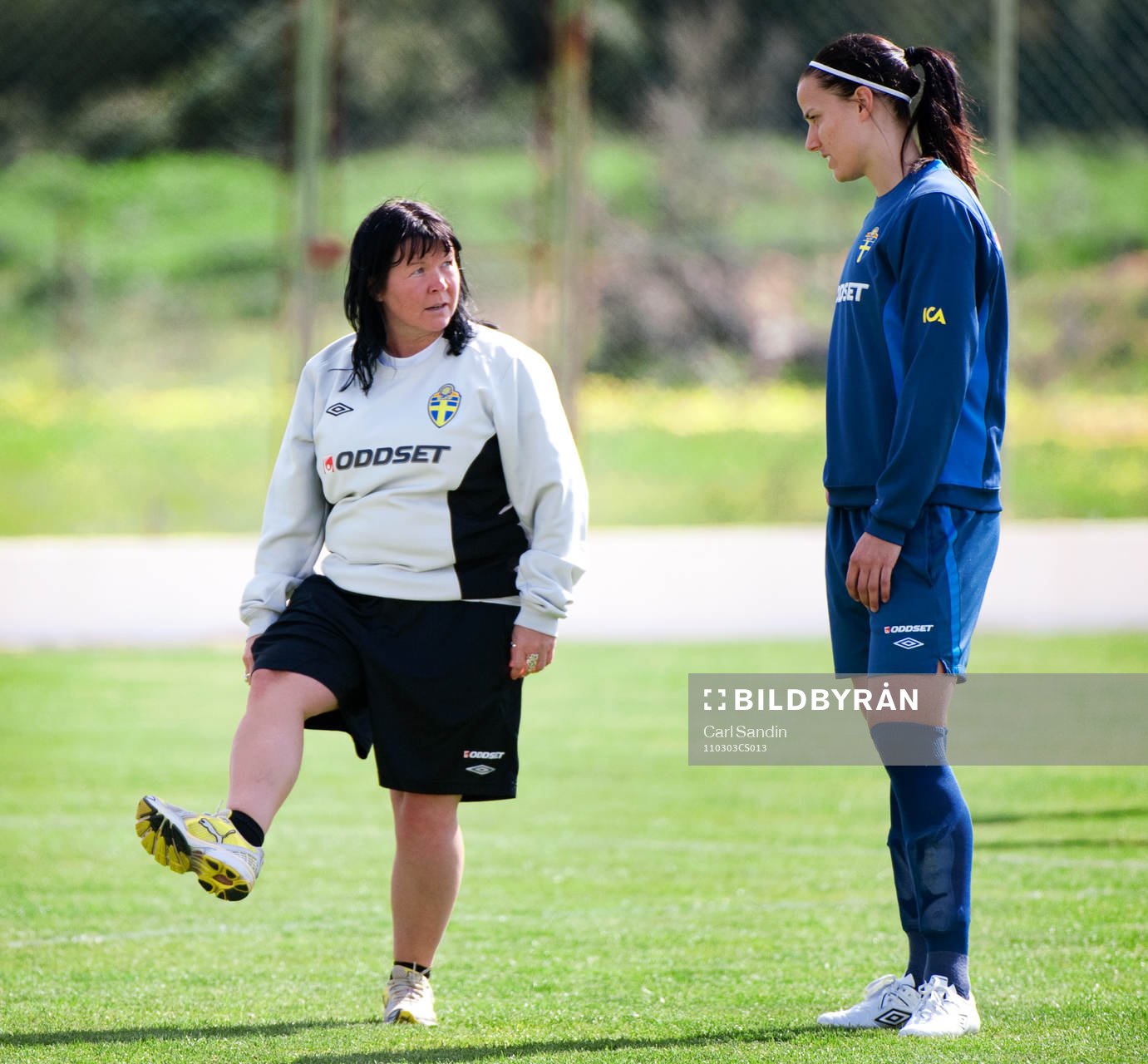 Eija Feodoroff, tränare, Jessica Landström, Sverige