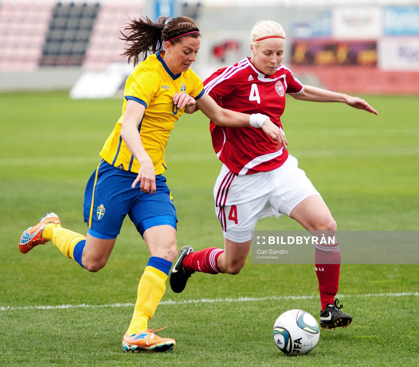Lotta Schelin, Sverige, Christina Öyagen Örntoft, Danmark