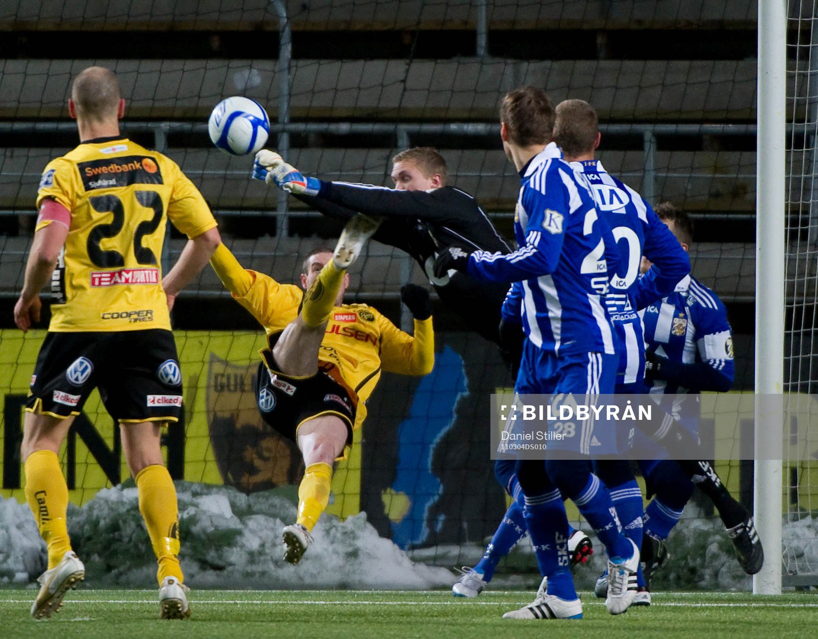 Markus Sandberg, målvakt IFK Göteborg, James Keane,
