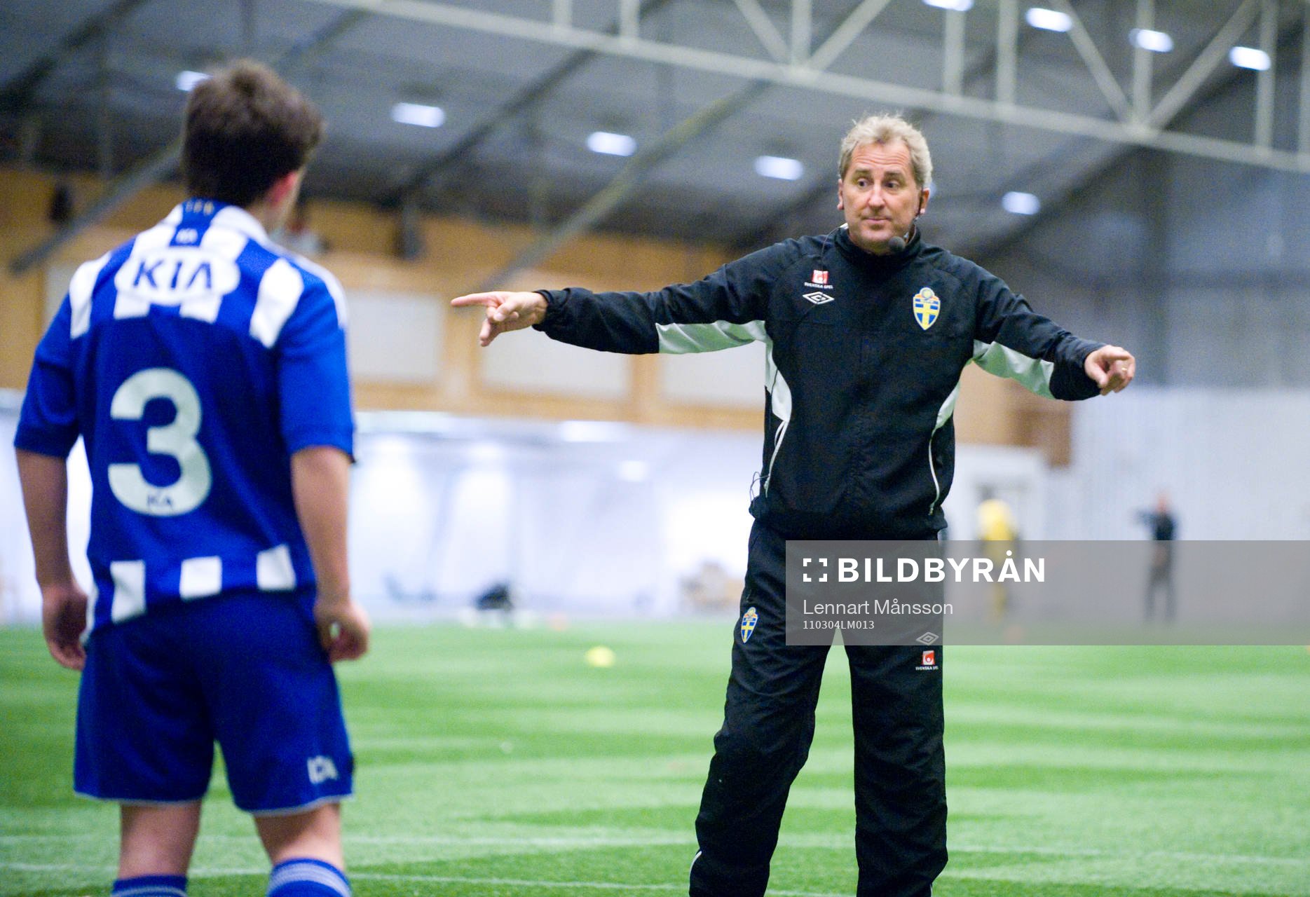 Förbundskapten Erik Hamrén tränade IFK Göteborgs