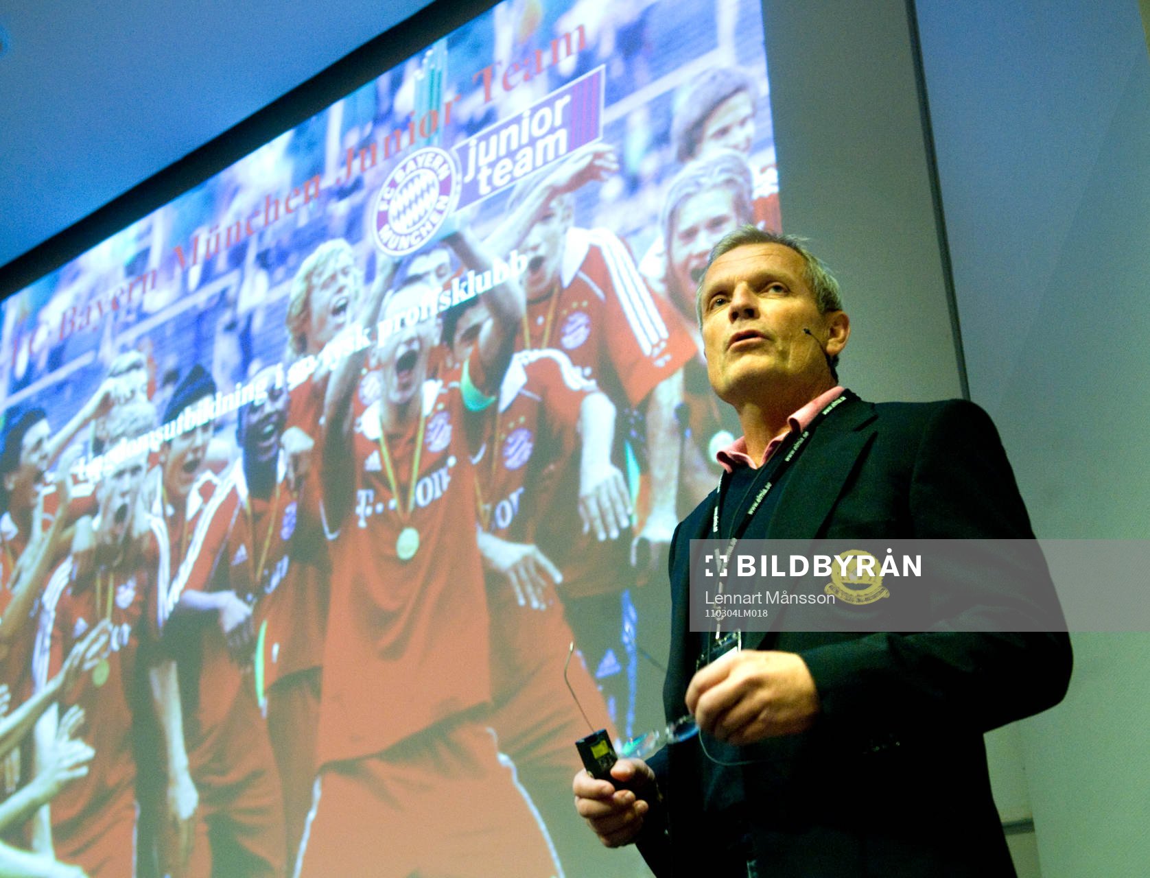 Björn Andersson, Bayern München var en av föreläsarna