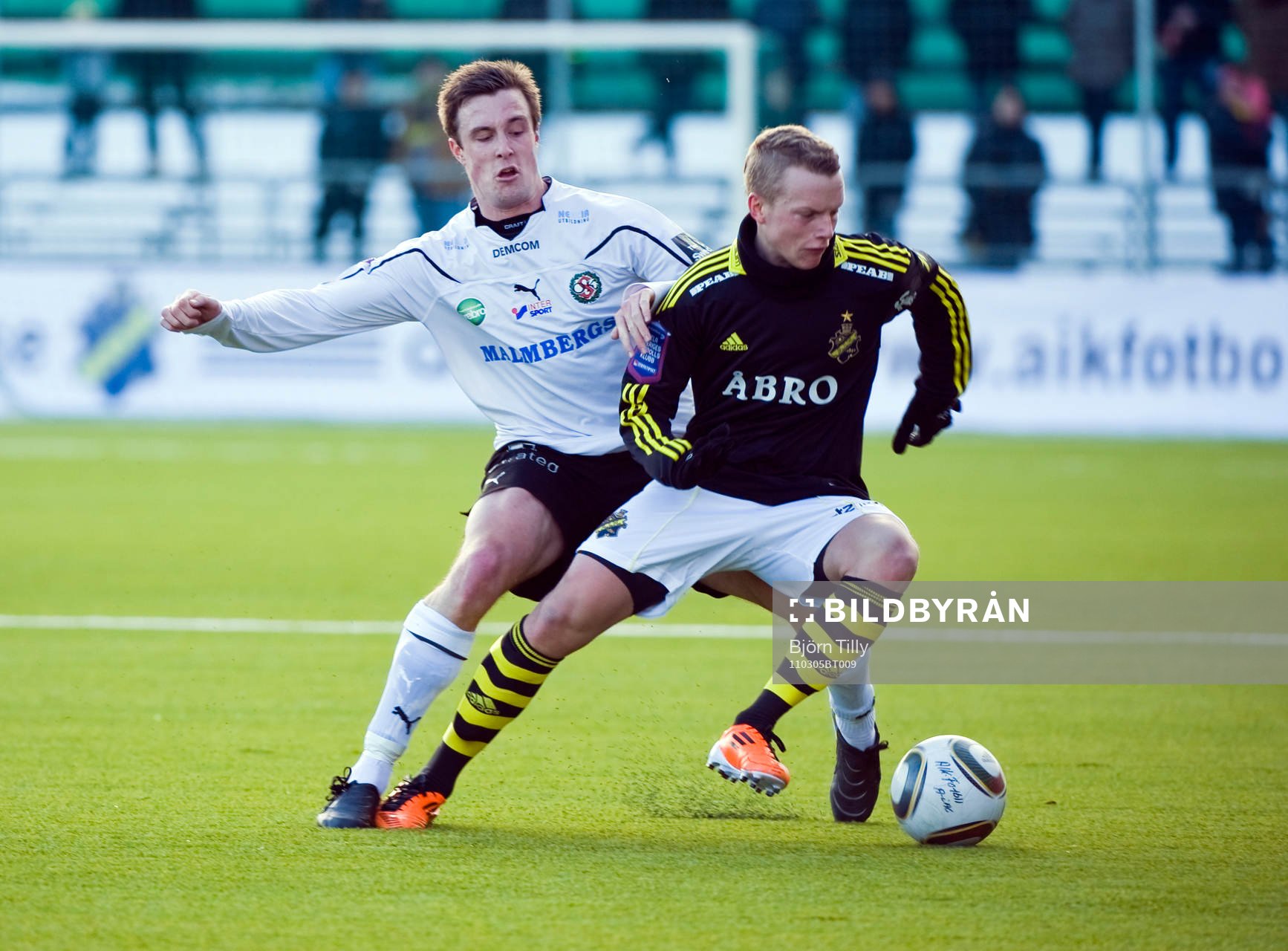 Per Johansson, Örebro och Daniel Gustavsson, AIK