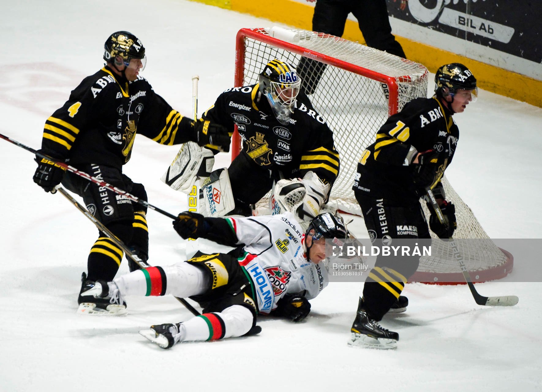 Fredrik Svensson, Viktor Fast, målvakt, Peter Nolander,