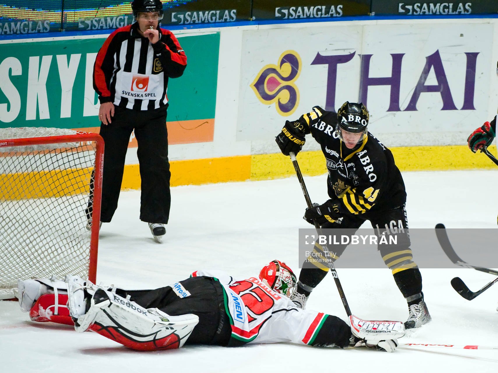 Tuomas Tarkki, målvakt, Modo och Oscar Steen, AIK