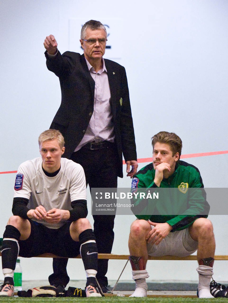 Hans Lindbom, Tränare,  Johan Niklasson, Rikard Hallin
