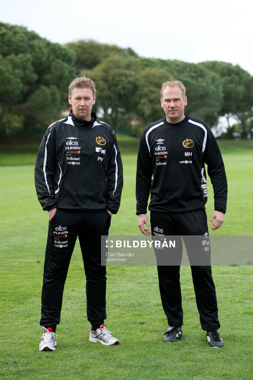 Magnus Haglund, tränare, Peter Wettergren, assisterande