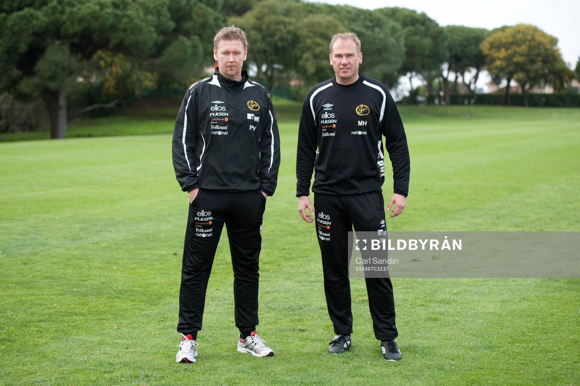 Magnus Haglund, tränare, Peter Wettergren, assisterande