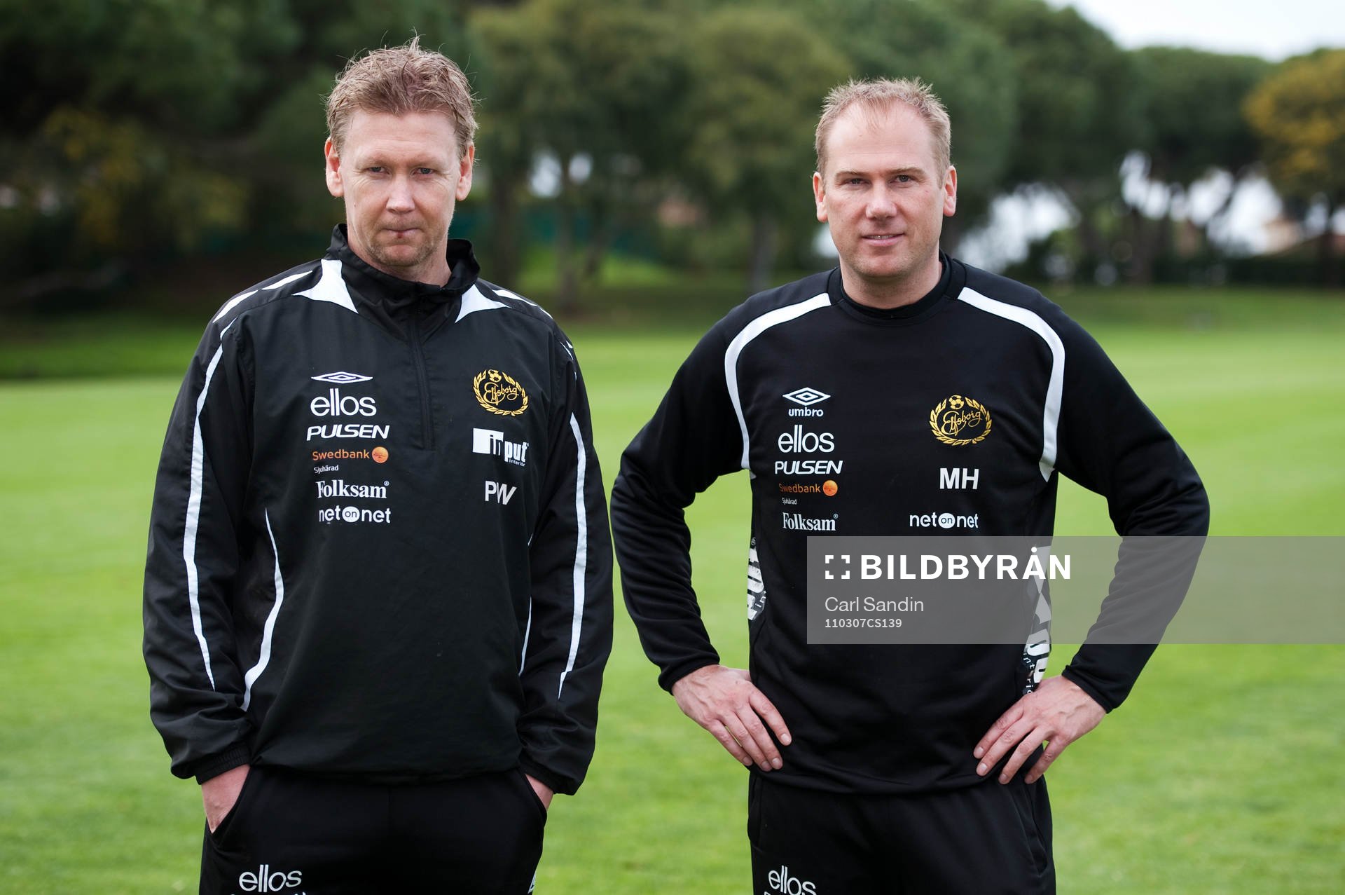 Magnus Haglund, tränare, Peter Wettergren, assisterande