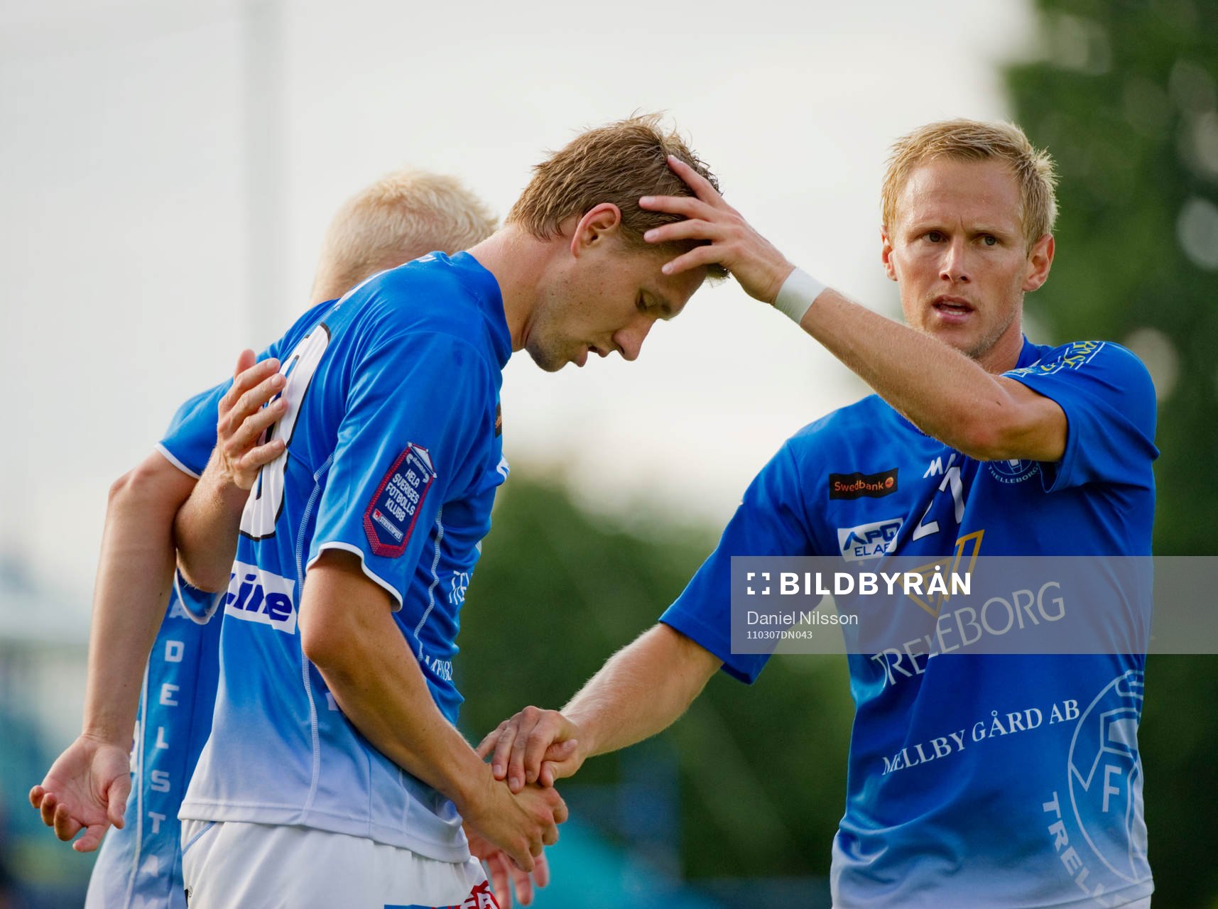   Marcus Pode, Trelleborg gjorde 1-1, jubel. 