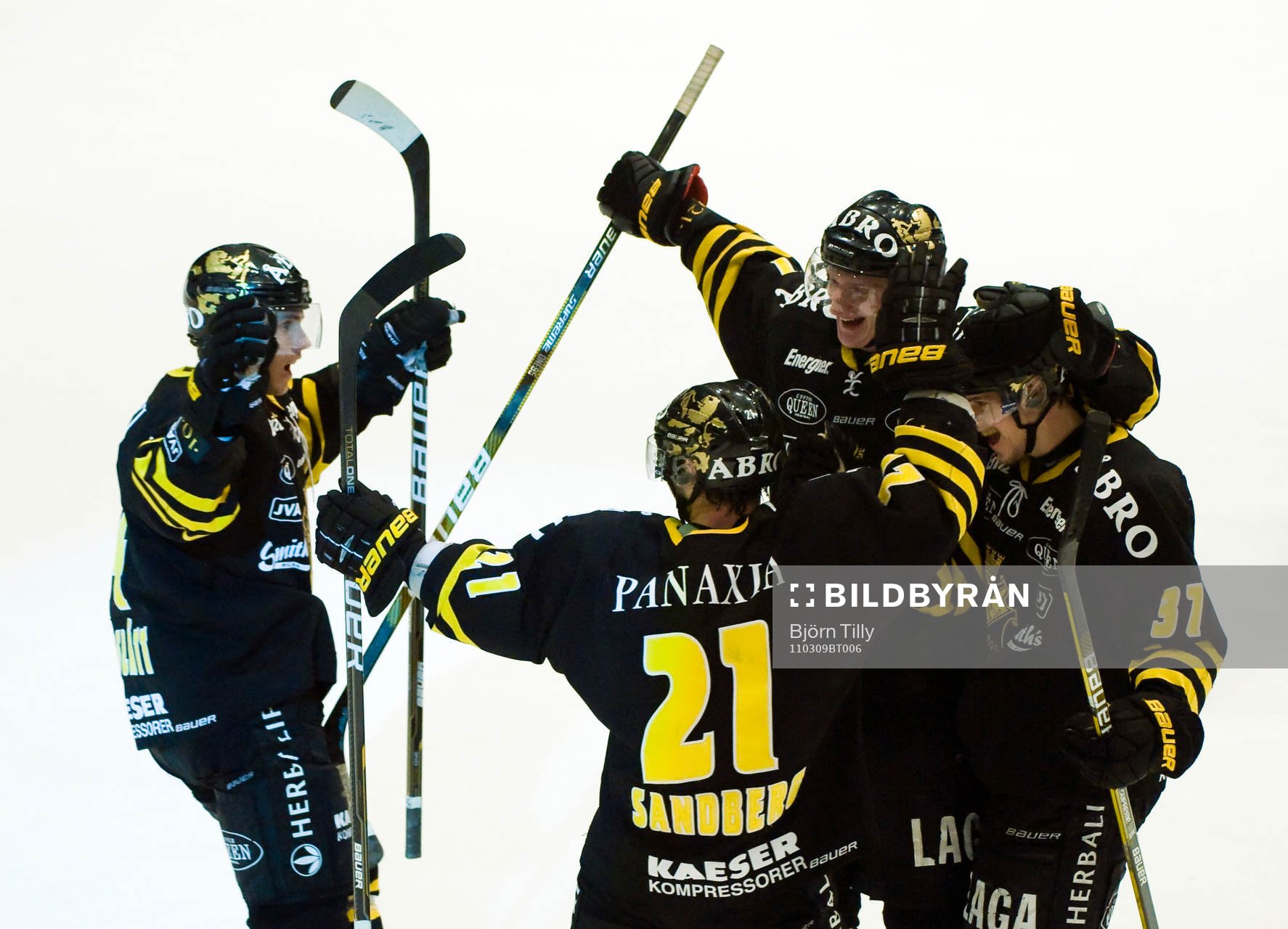 Daniel Rudslätt,  Fredrik Carlsson och Stefan Johansson,