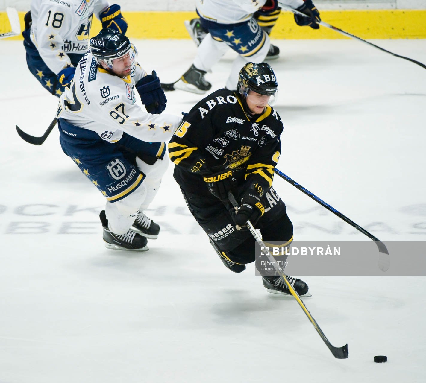 Per Ledin, HV71 och Johannes Salmonsson, AIK