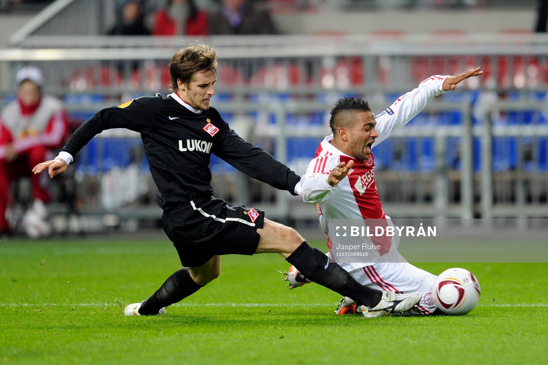 Kirill Kombarov, Spartak Moskva och  Lorenzo Ebecilio, Ajax