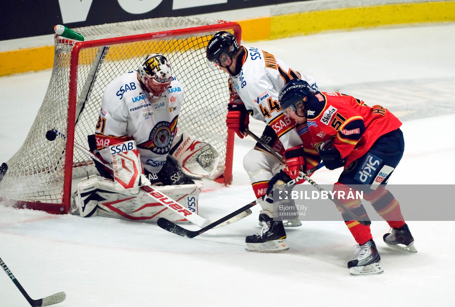 Anders Nilsson, målvakt, Janne Niinimaa, Luleå och Mika