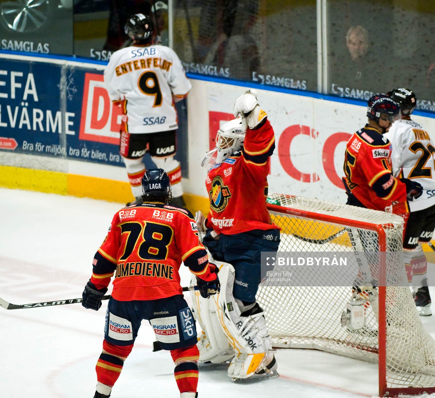Mark Owuya, målvakt, Djurgården, jubel