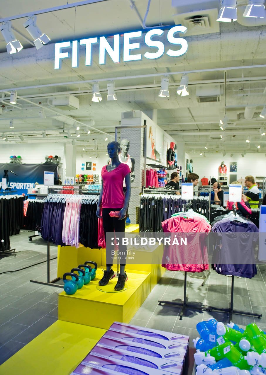 Fitness, Intersport, sport, butik, sportbutik