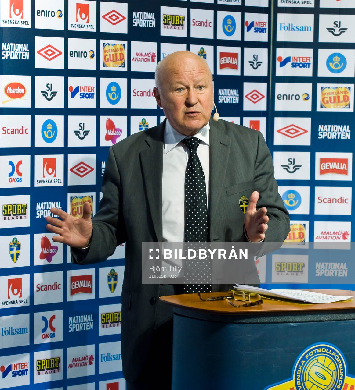 Lars-Åke Lagrell, ordförande, Svenska Fotbollförbundet