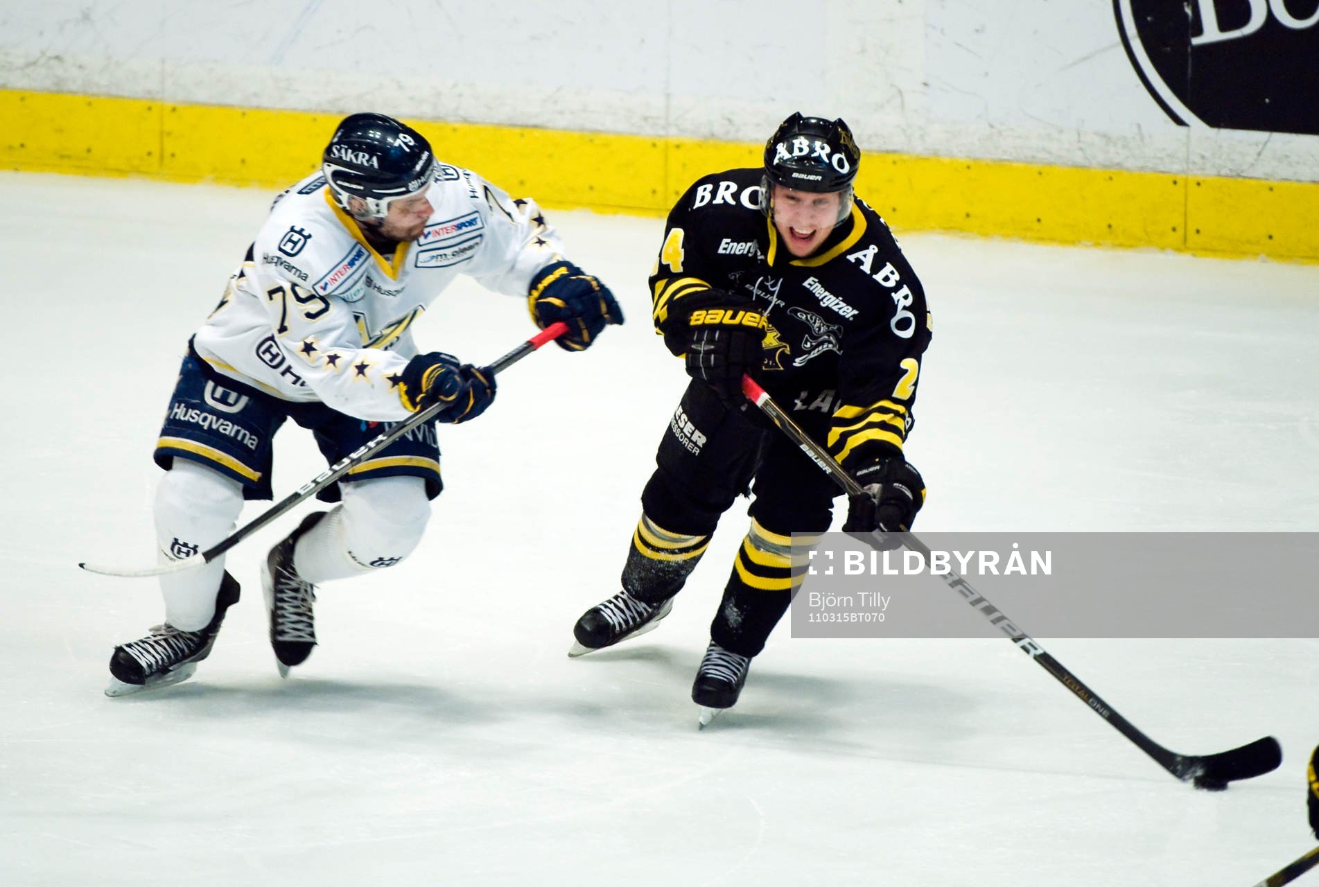 Johan Lindström, HV71 och Johan Andersson, AIK