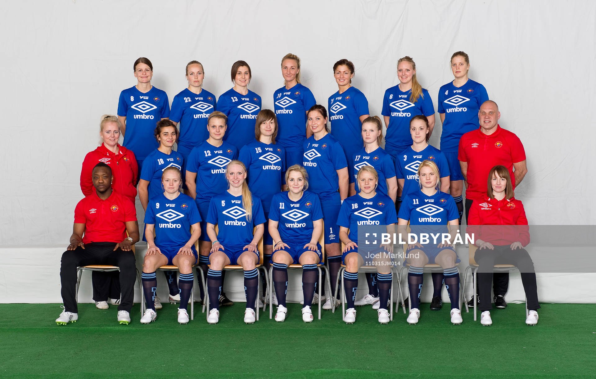 Bakre raden fr. v: Katrin Jonsdottir, Dora Maria