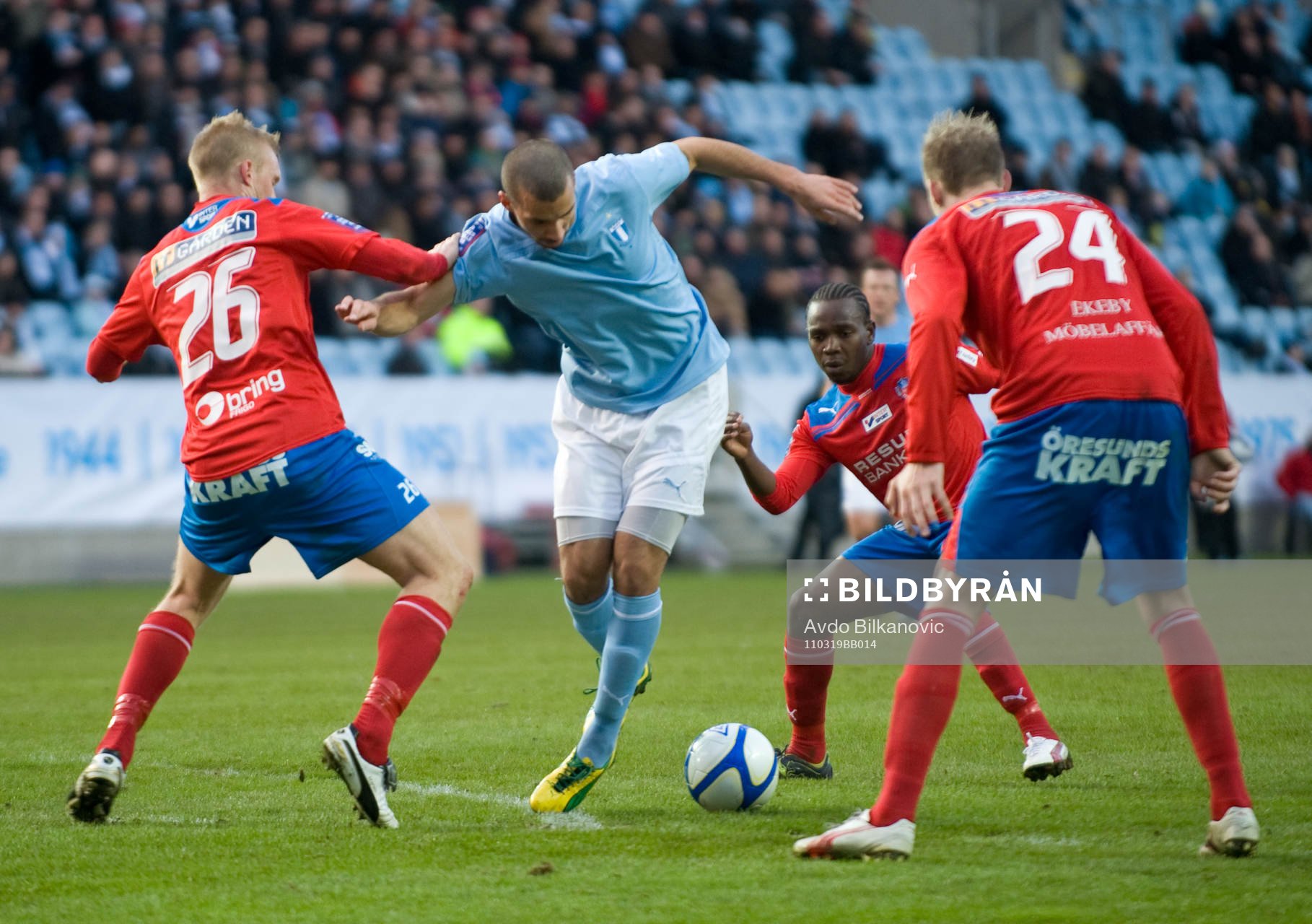 Guillermo Molins, Malmö omringad av Marcus Nilsson och