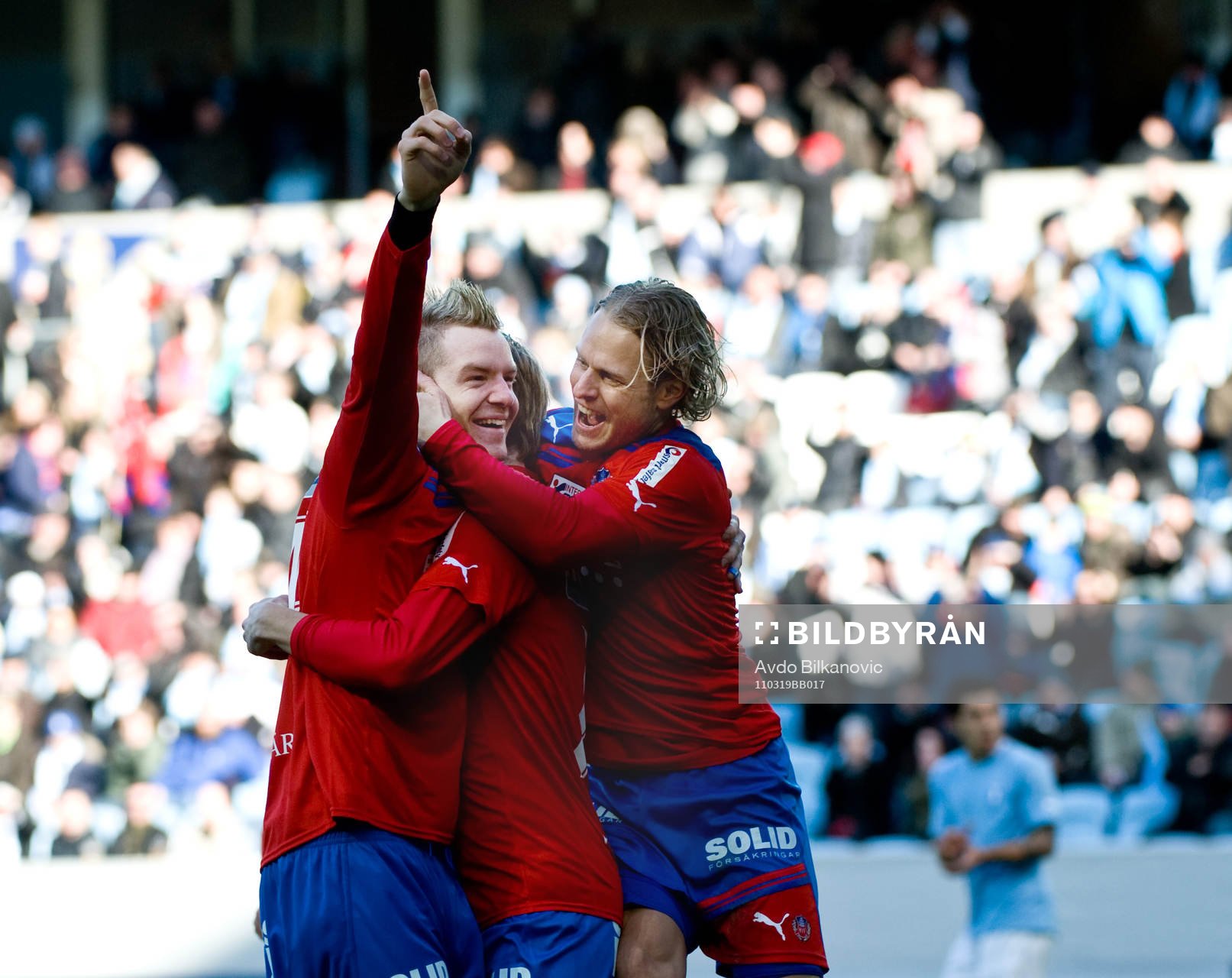 Marcus Nilsson, Erik Sundin, Helsingborg, jubel