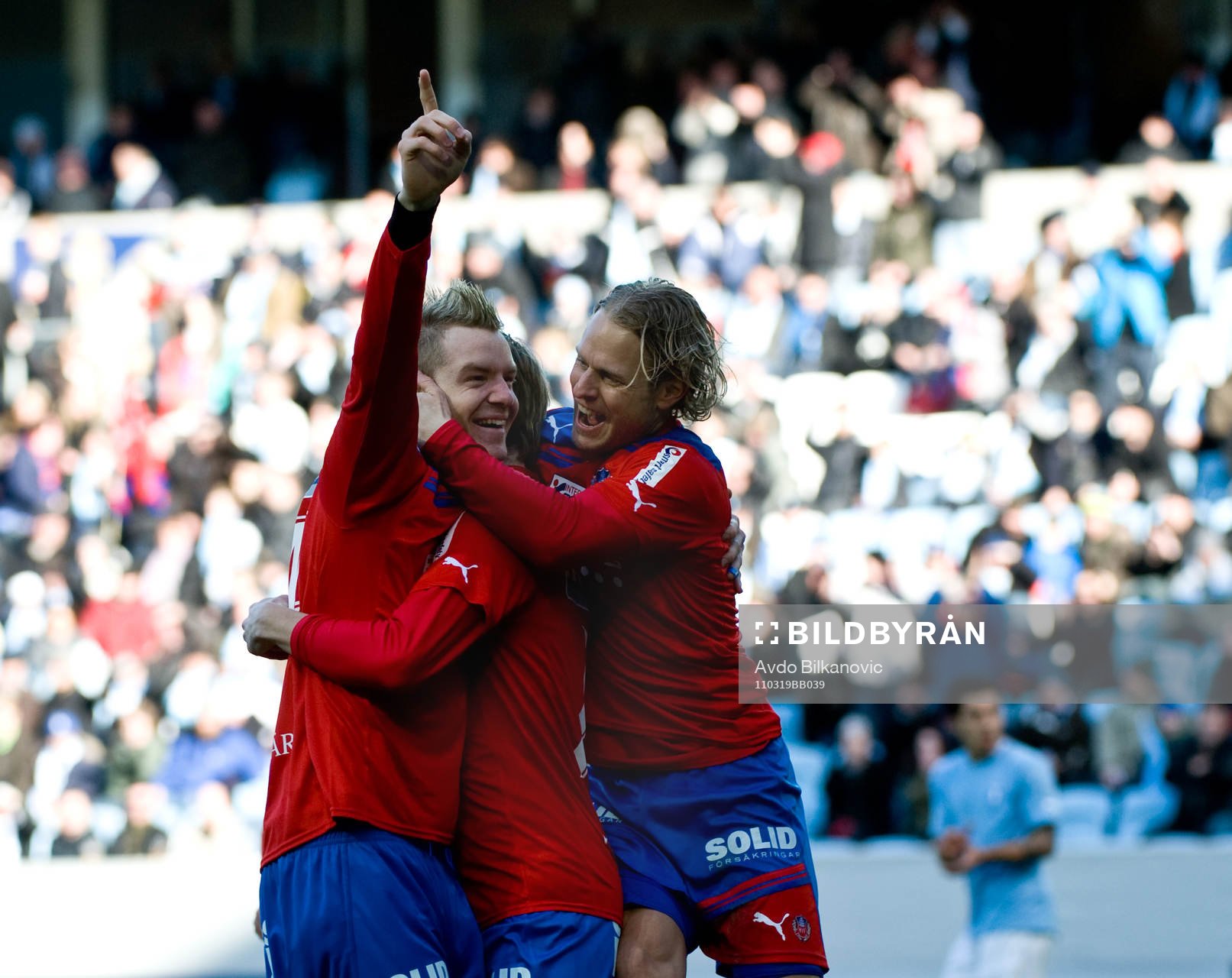Marcus Nilsson, Erik Sundin, Helsingborg, jubel
