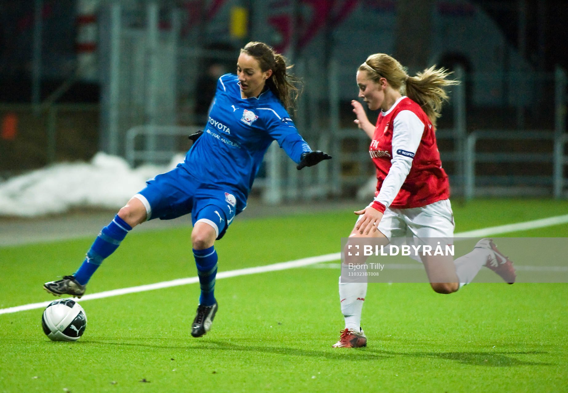 Fotboll, Dam, UEFA Champions League, kvartsfinal,