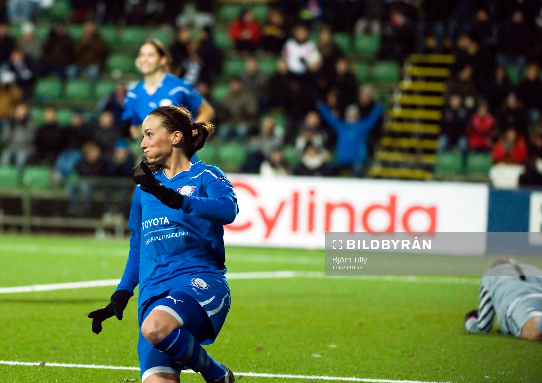  Kosovare Asllani, glädje, jubel.