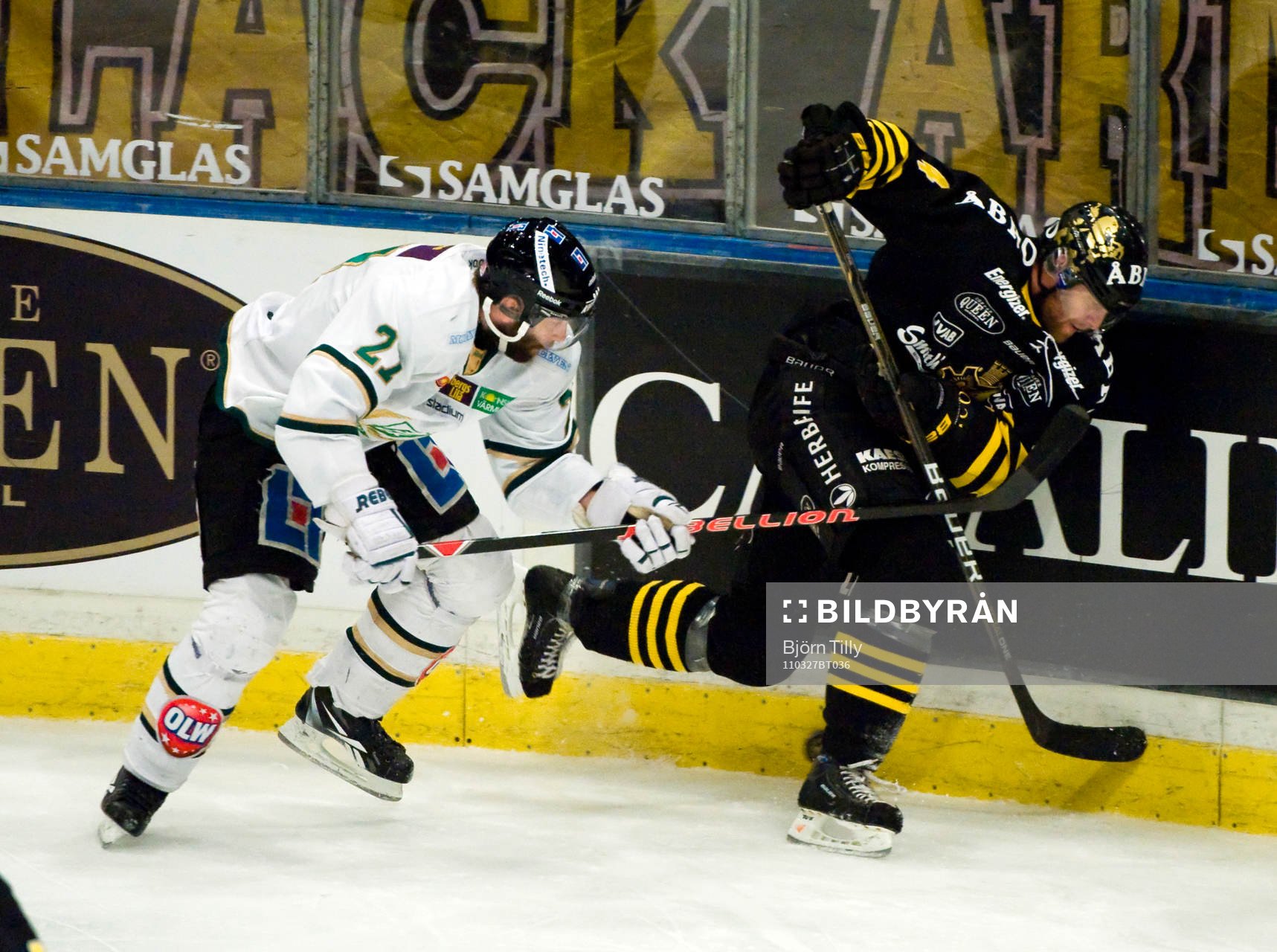 Emil Kåberg, Färjestad och Fredrik Svensson, AIK