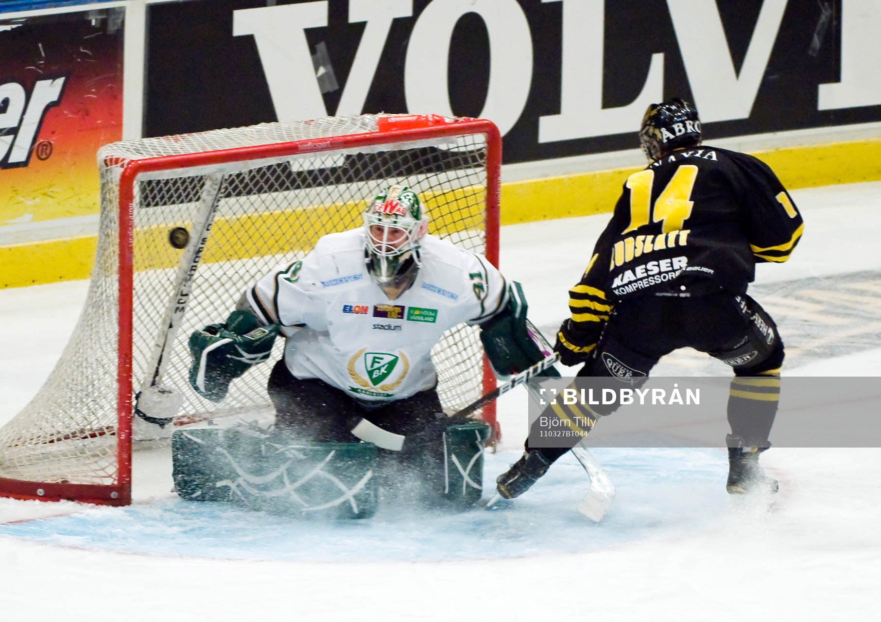 Cristopher Nihlstorp, målvakt, Färjestad och Daniel