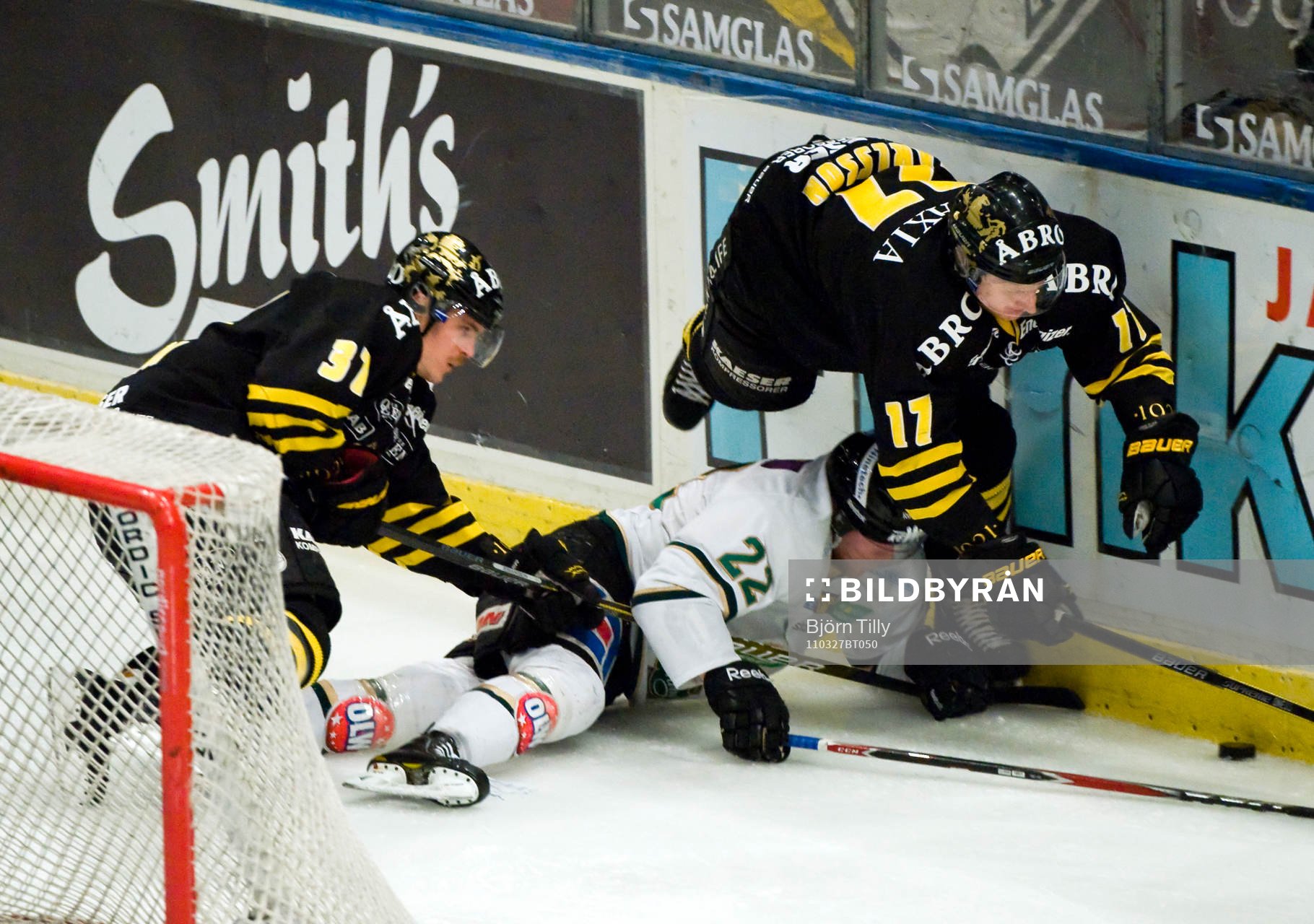 Stefan Johansson, Fredrik Carlsson, AIK och Per Åslund,