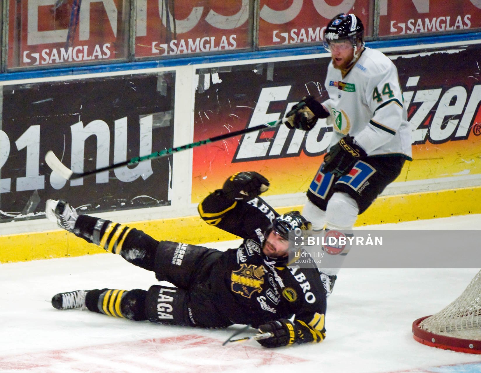 Kent McDonell,  AIK och Jonas Junland, Färjestad
