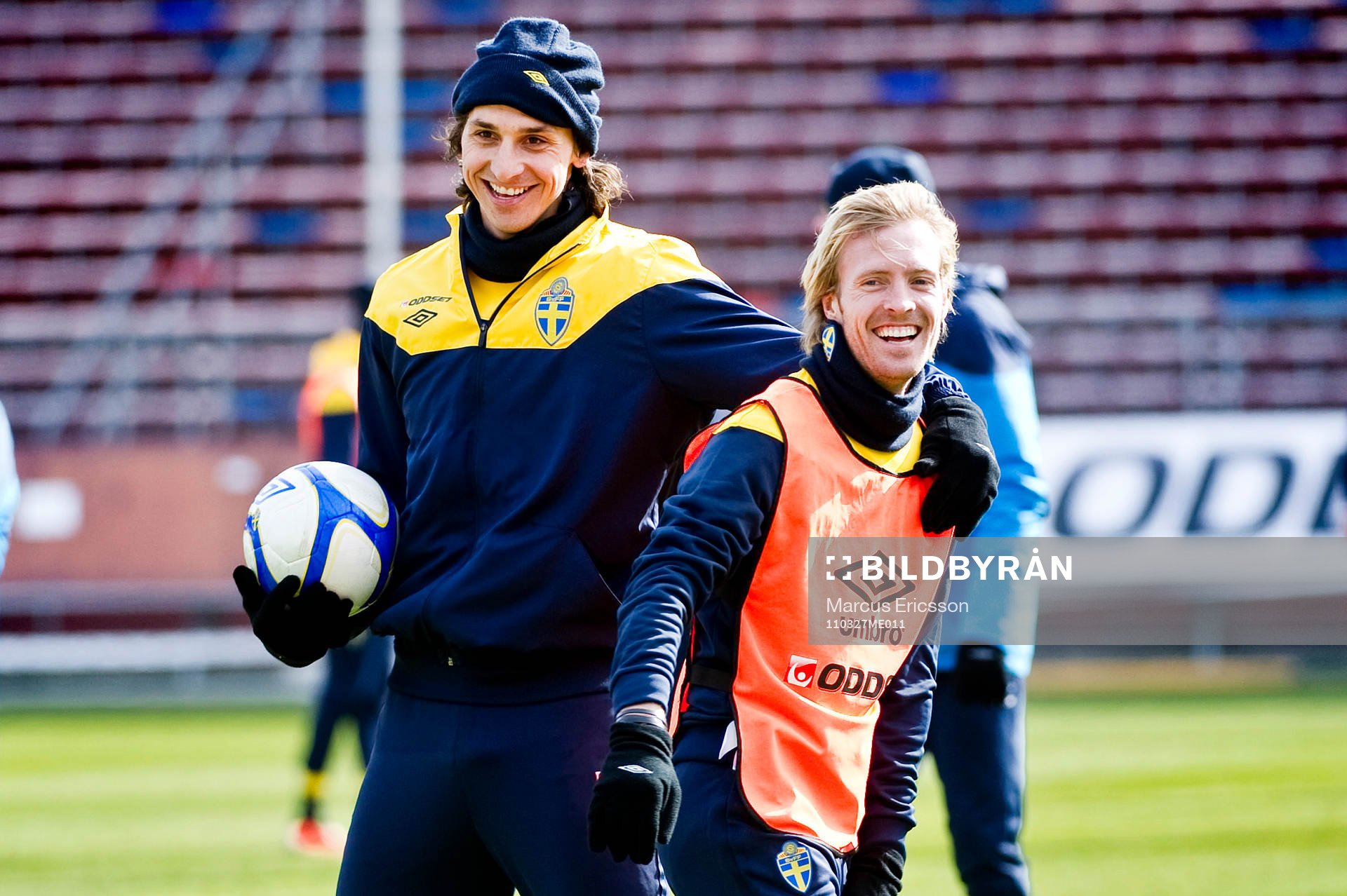 Zlatan Ibrahimovic och Christian Wilhelmsson