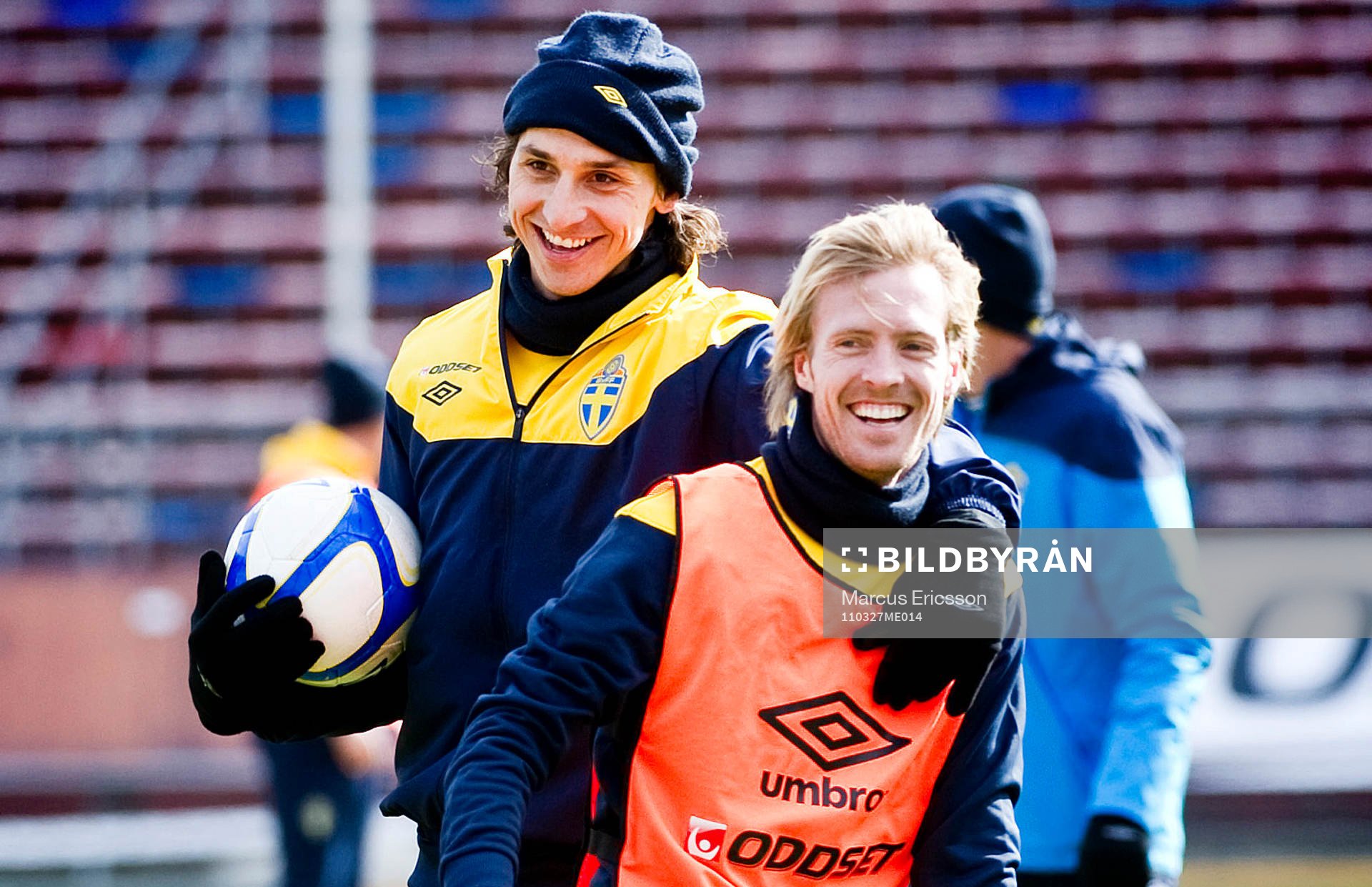 Zlatan Ibrahimovic och Christian Wilhelmsson