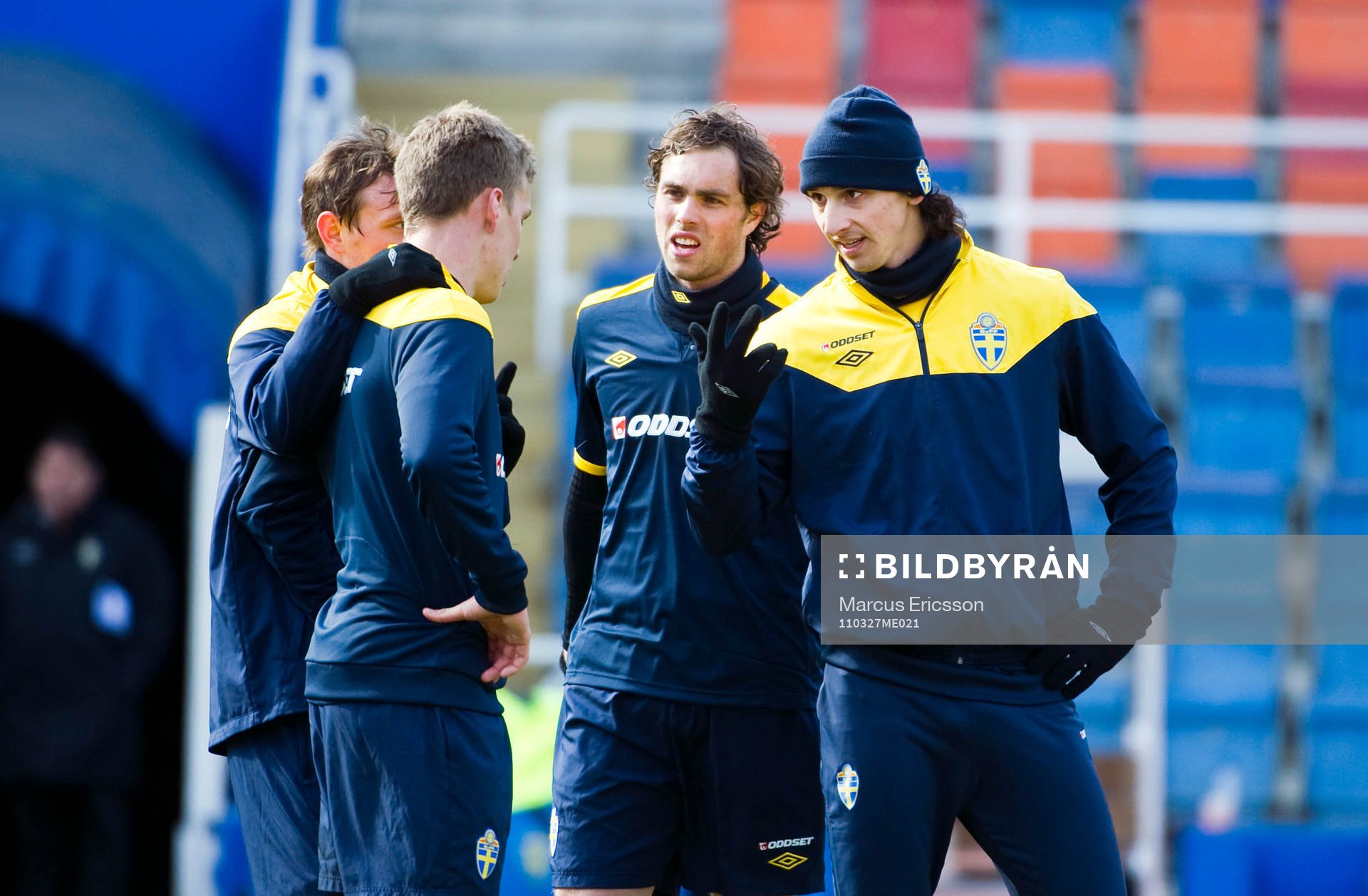 Kim Källström, Pontus Wernbloom, Johan Elmander och
