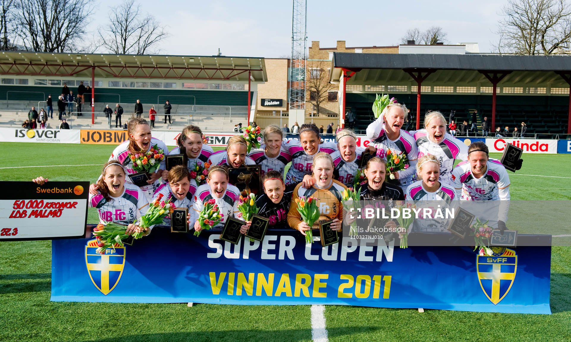 Malmö mästare i supercupen, jubel