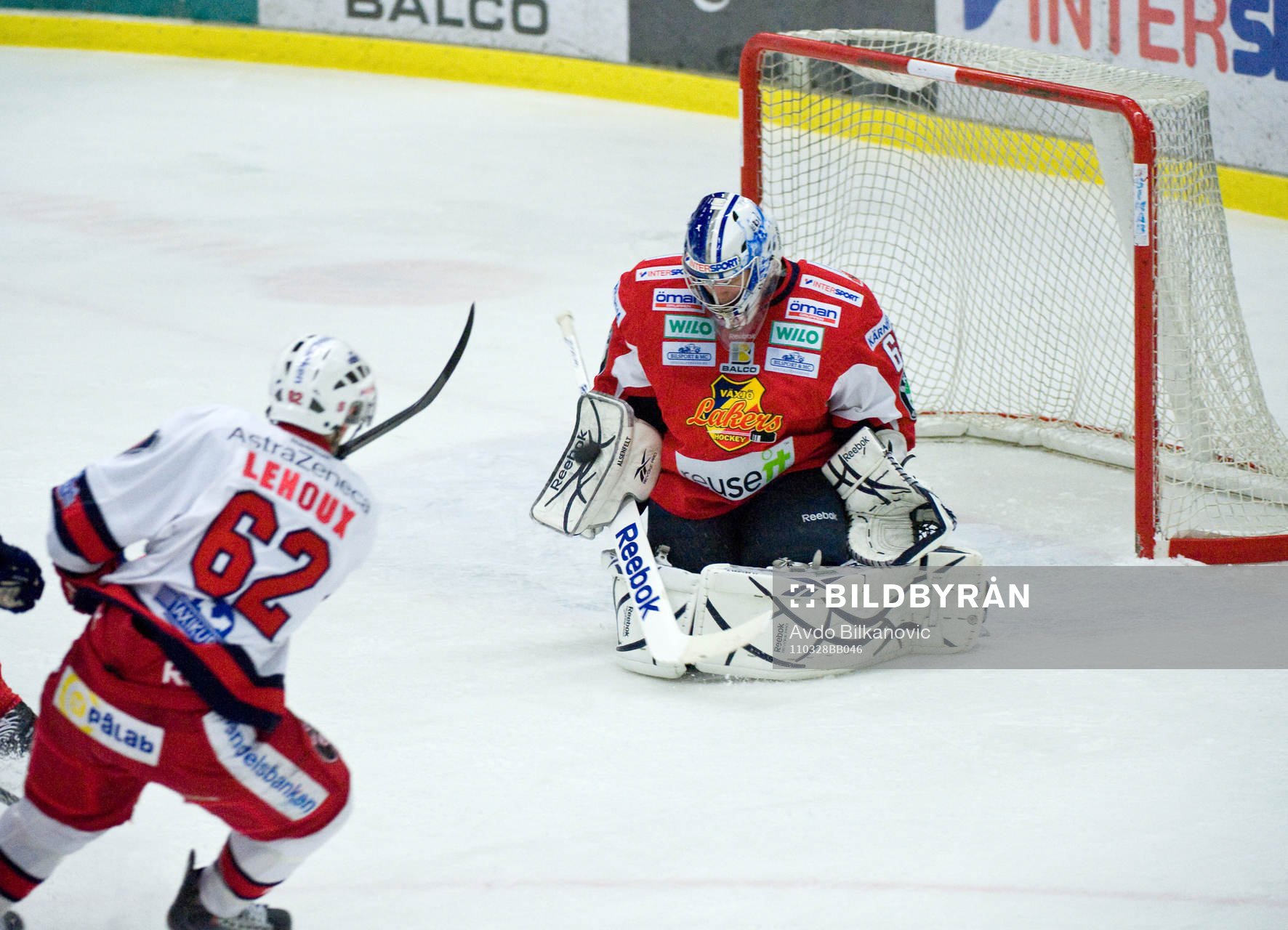 Oscar Ahlsenfelt, målvakt, Växjö, Yanick Lenoux,