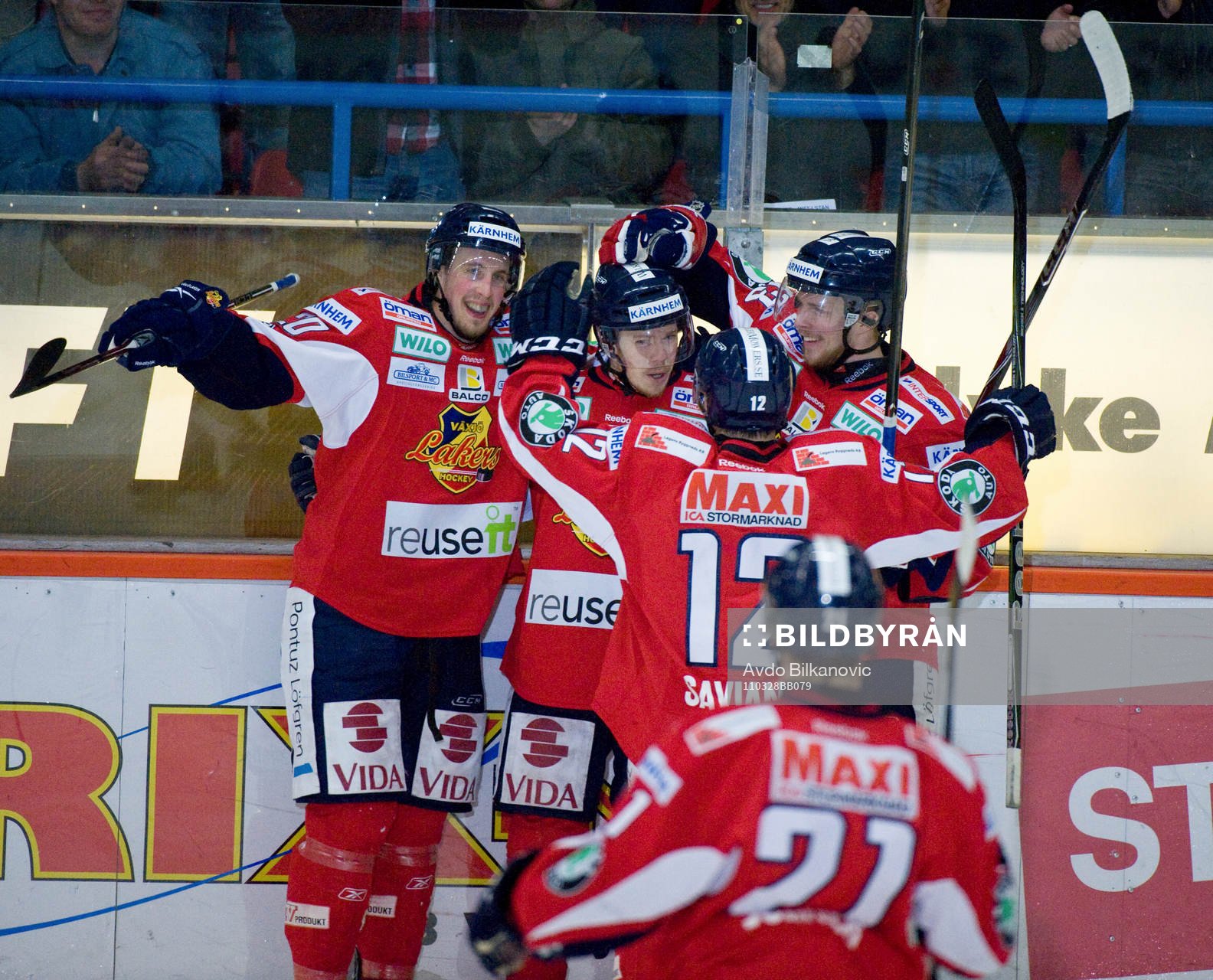 Joakim Hillding, Växjö, jubel
