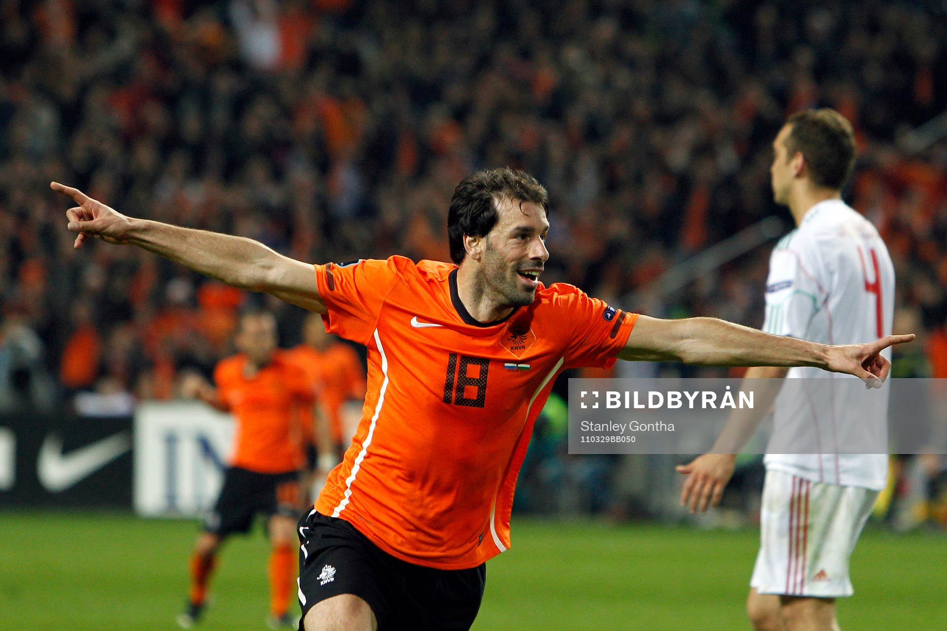  Ruud van Nistelrooy, Holland, jubel efter mål.