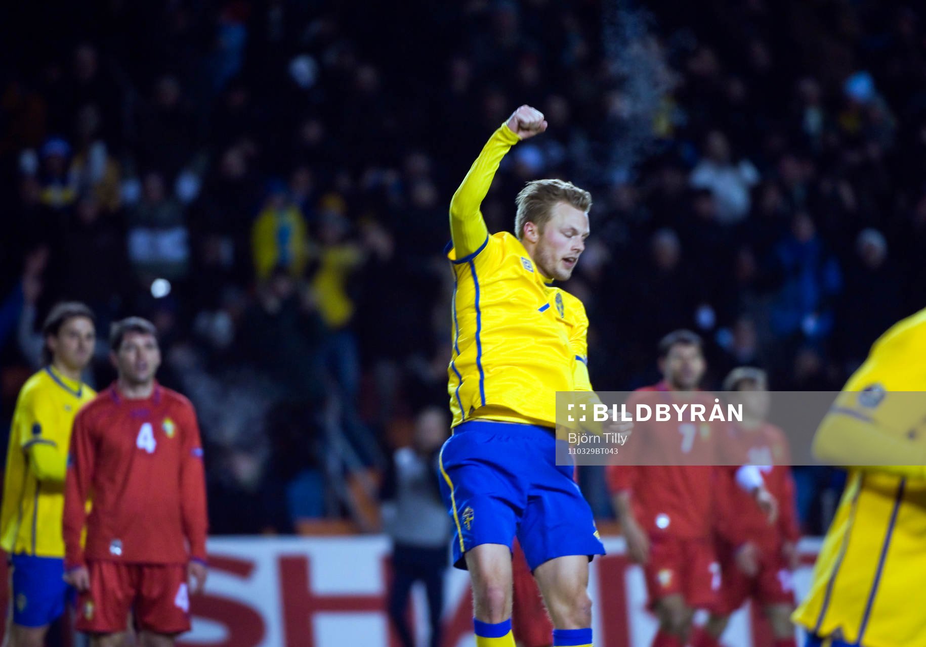 Sebastian Larsson, Sverige, jubel