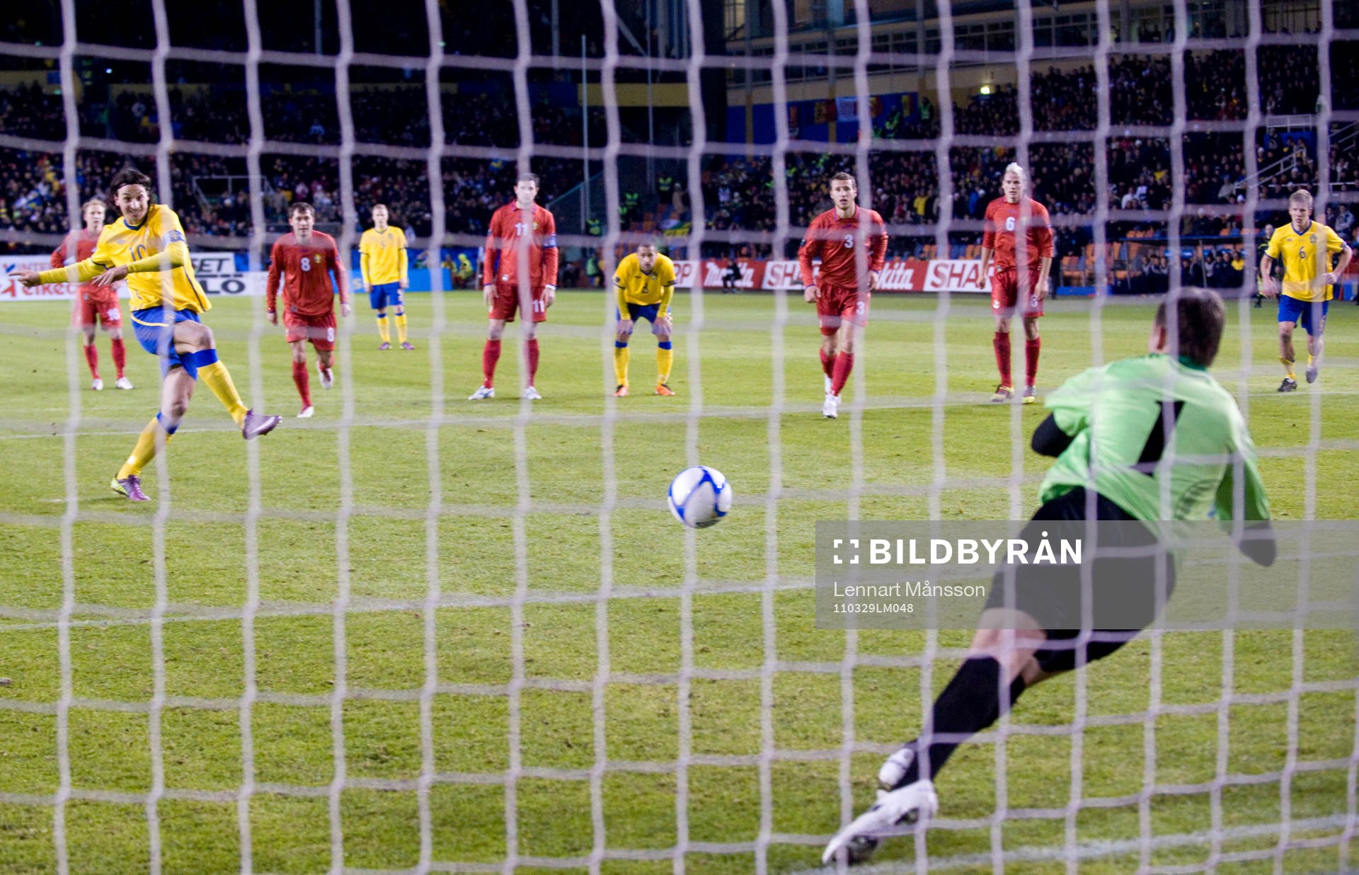 Straff, Zlatan Ibrahimovic, Sverige