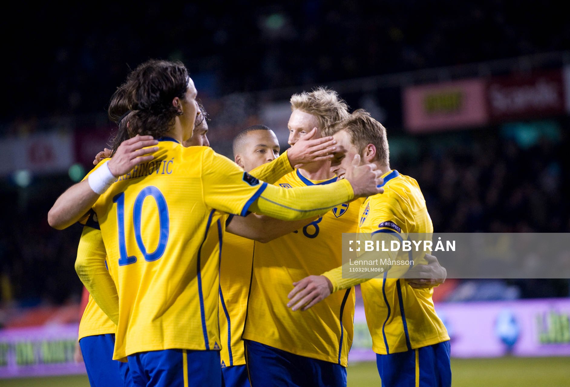 2-0 Sebastian Larsson, Sverige, jubel