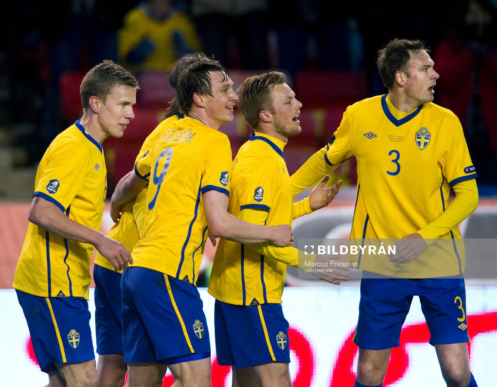 Glädje, Jubel. Pontus Wernbloom, Kim Källström,