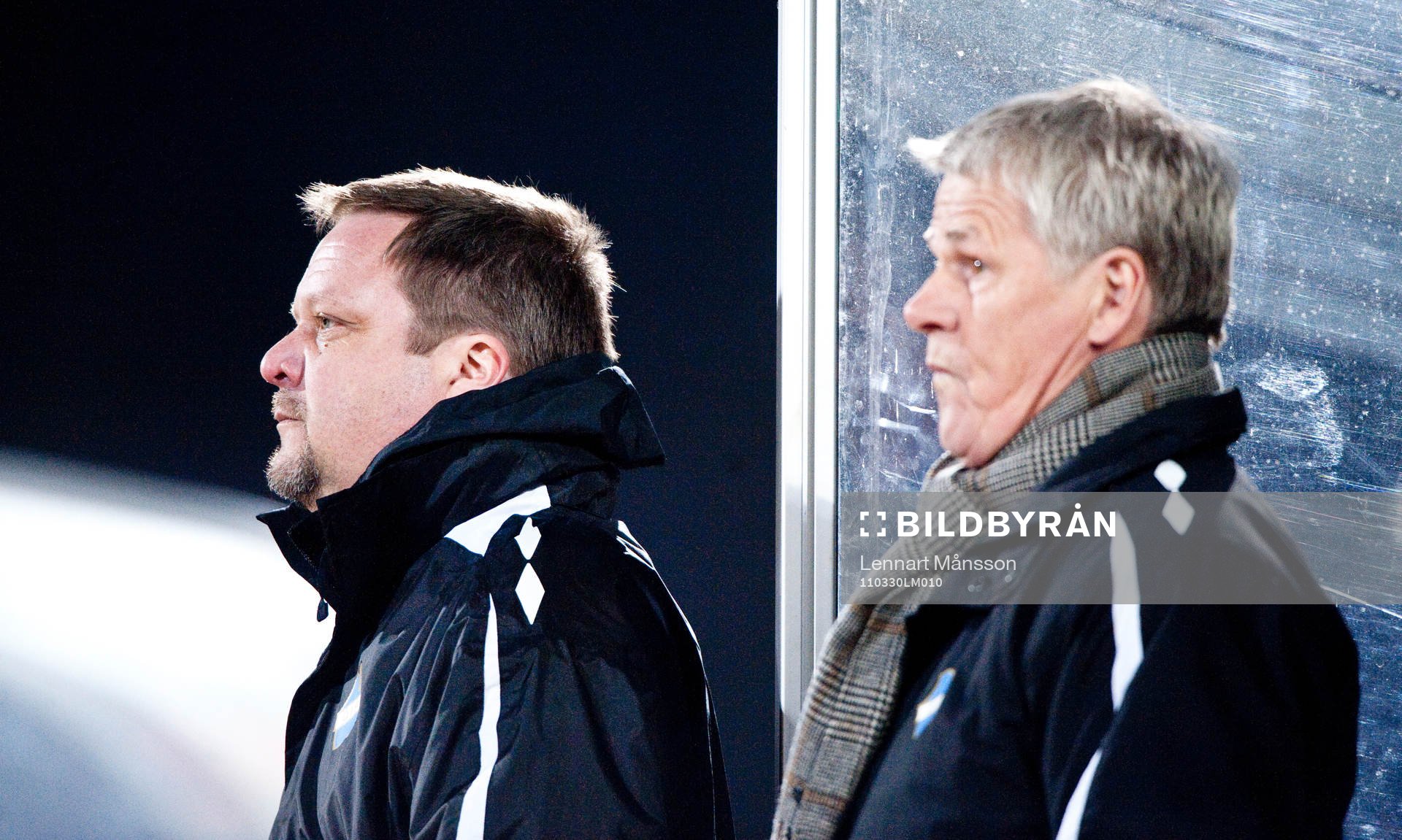 Roar Hansen, tränare och Karl-Gunnar Björklund,